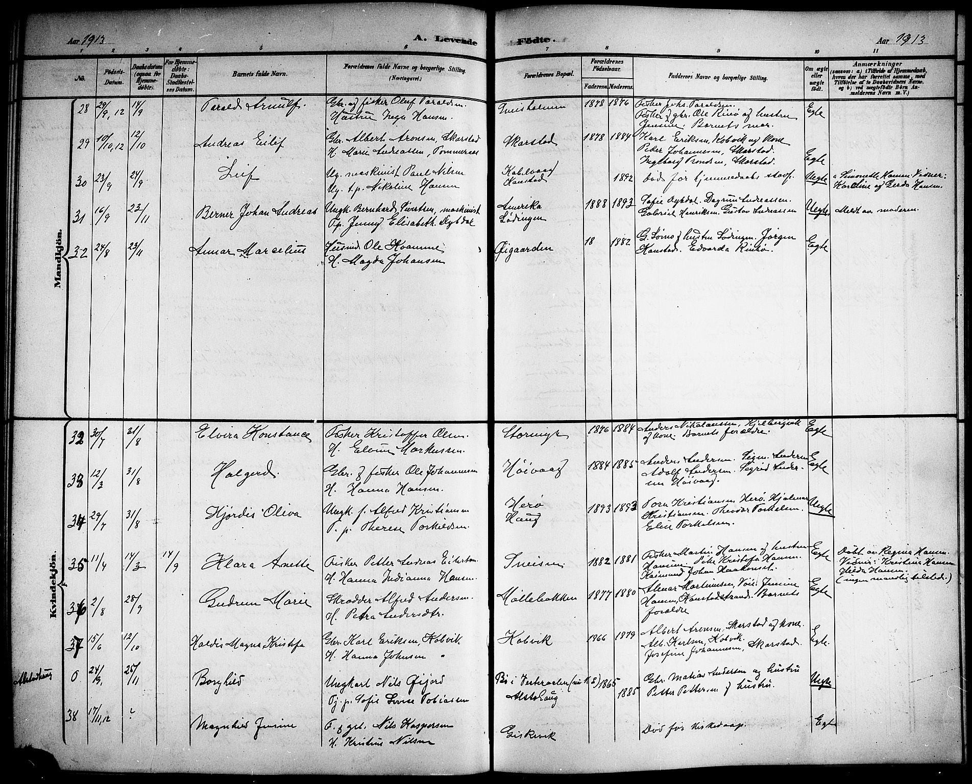 Ministerialprotokoller, klokkerbøker og fødselsregistre - Nordland, AV/SAT-A-1459/872/L1048: Parish register (copy) no. 872C04, 1898-1919