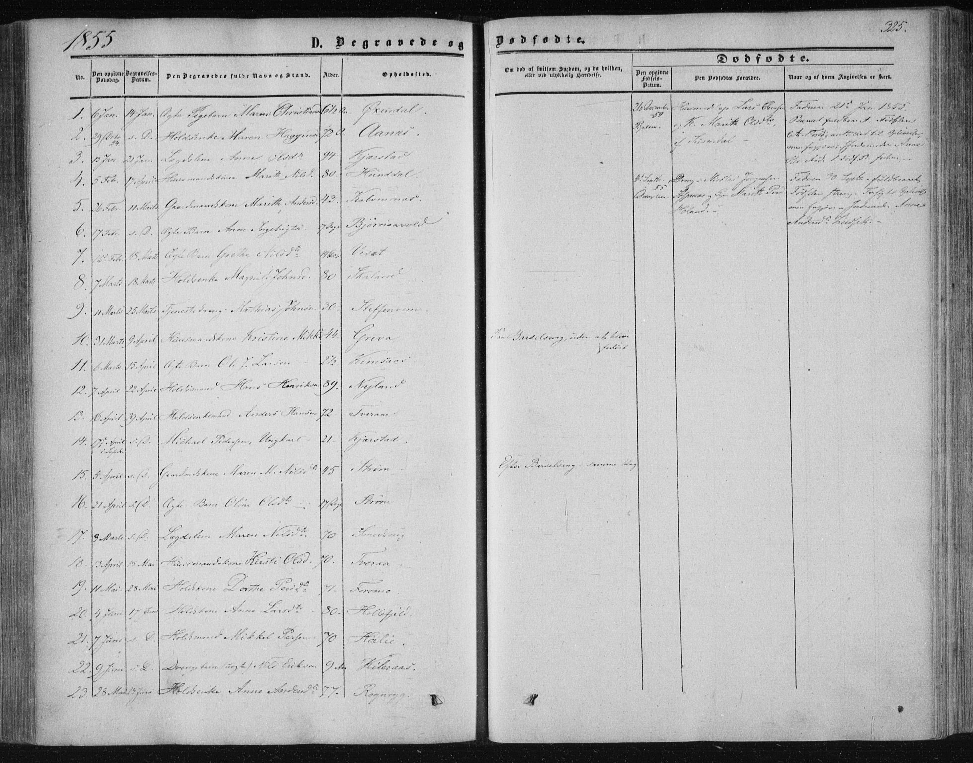 Ministerialprotokoller, klokkerbøker og fødselsregistre - Nordland, SAT/A-1459/820/L0293: Parish register (official) no. 820A14, 1855-1865, p. 325