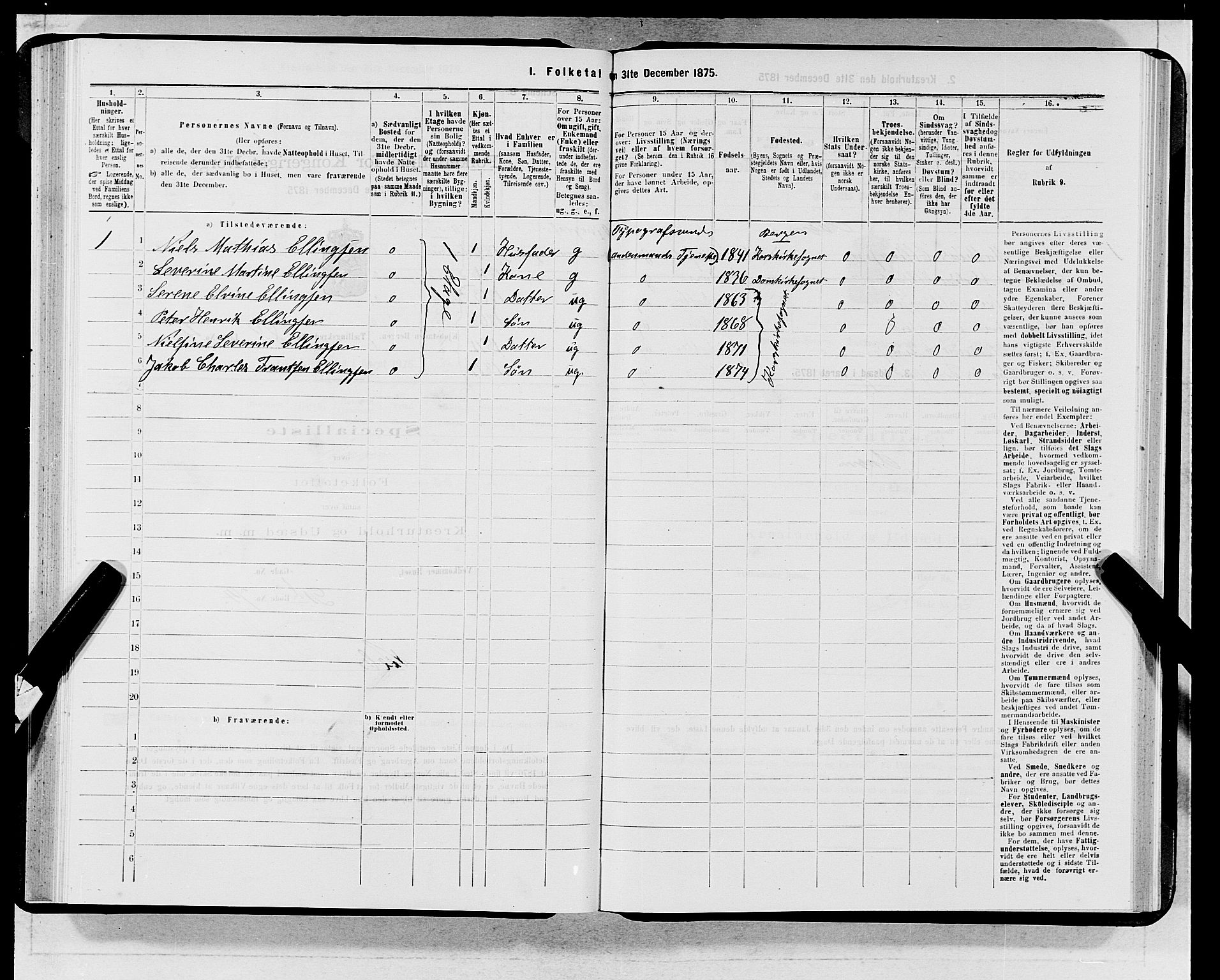 SAB, 1875 census for 1301 Bergen, 1875, p. 4726