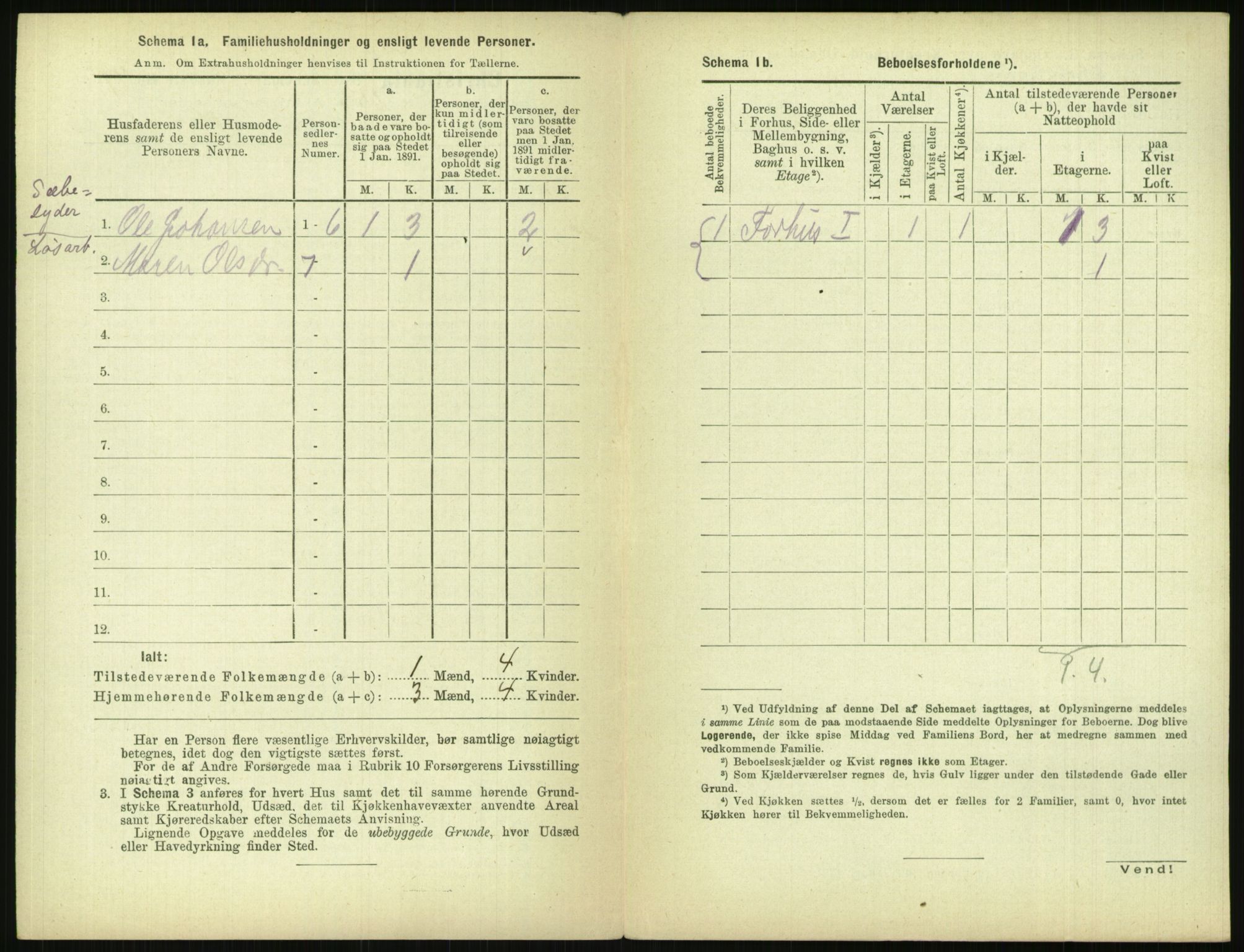 RA, 1891 census for 0301 Kristiania, 1891, p. 155080