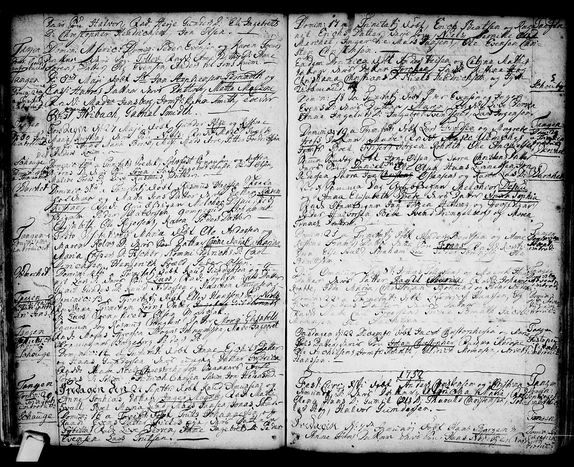 Strømsø kirkebøker, SAKO/A-246/F/Fb/L0002: Parish register (official) no. II 2, 1739-1814, p. 25