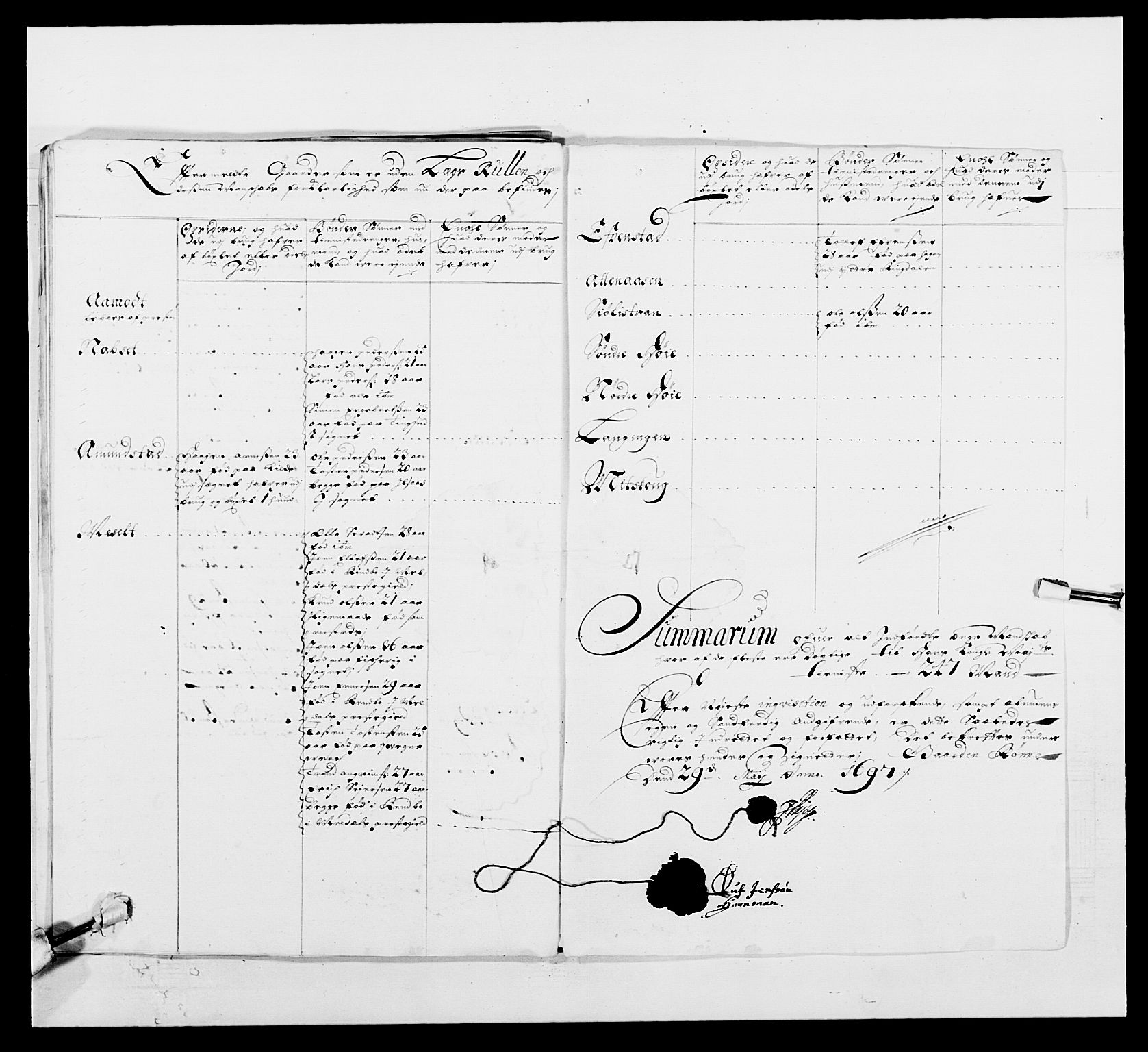 Kommanderende general (KG I) med Det norske krigsdirektorium, AV/RA-EA-5419/E/Ea/L0500: Opplandske regiment, 1696-1697, p. 414