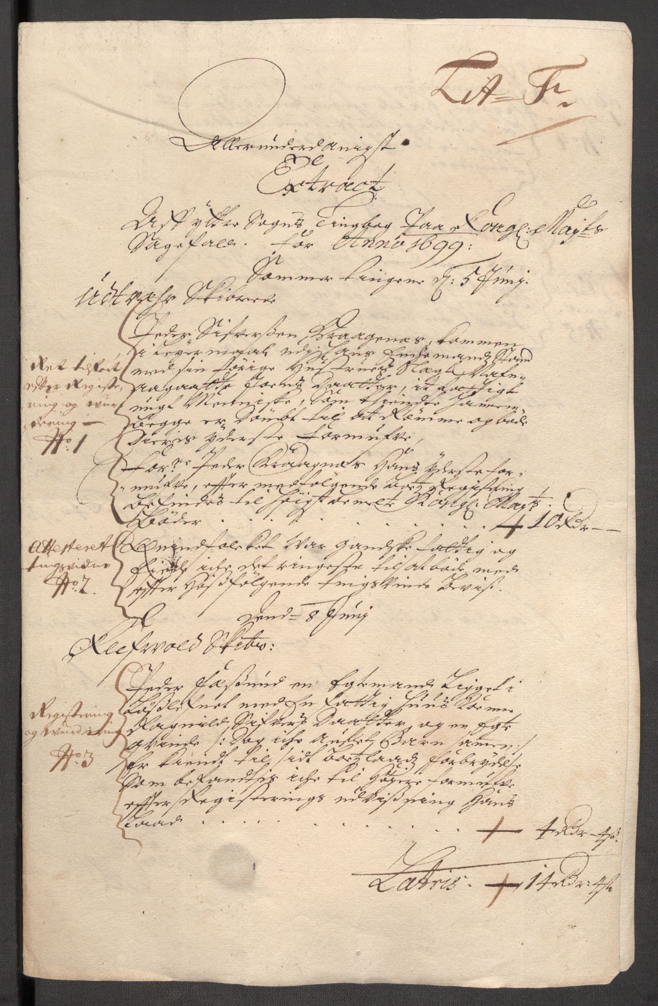 Rentekammeret inntil 1814, Reviderte regnskaper, Fogderegnskap, AV/RA-EA-4092/R52/L3310: Fogderegnskap Sogn, 1698-1699, p. 407