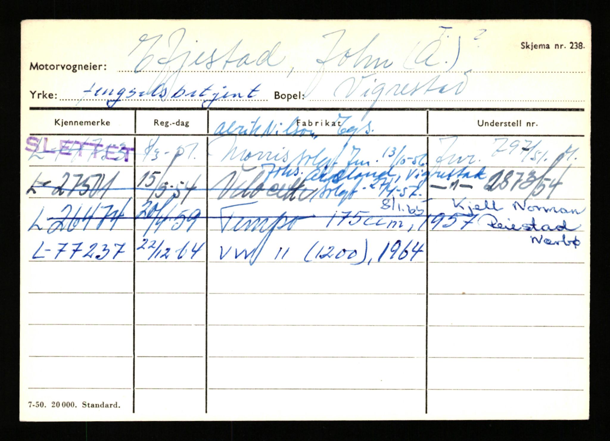 Stavanger trafikkstasjon, AV/SAST-A-101942/0/H/L0006: Dalva - Egersund, 1930-1971, p. 1751