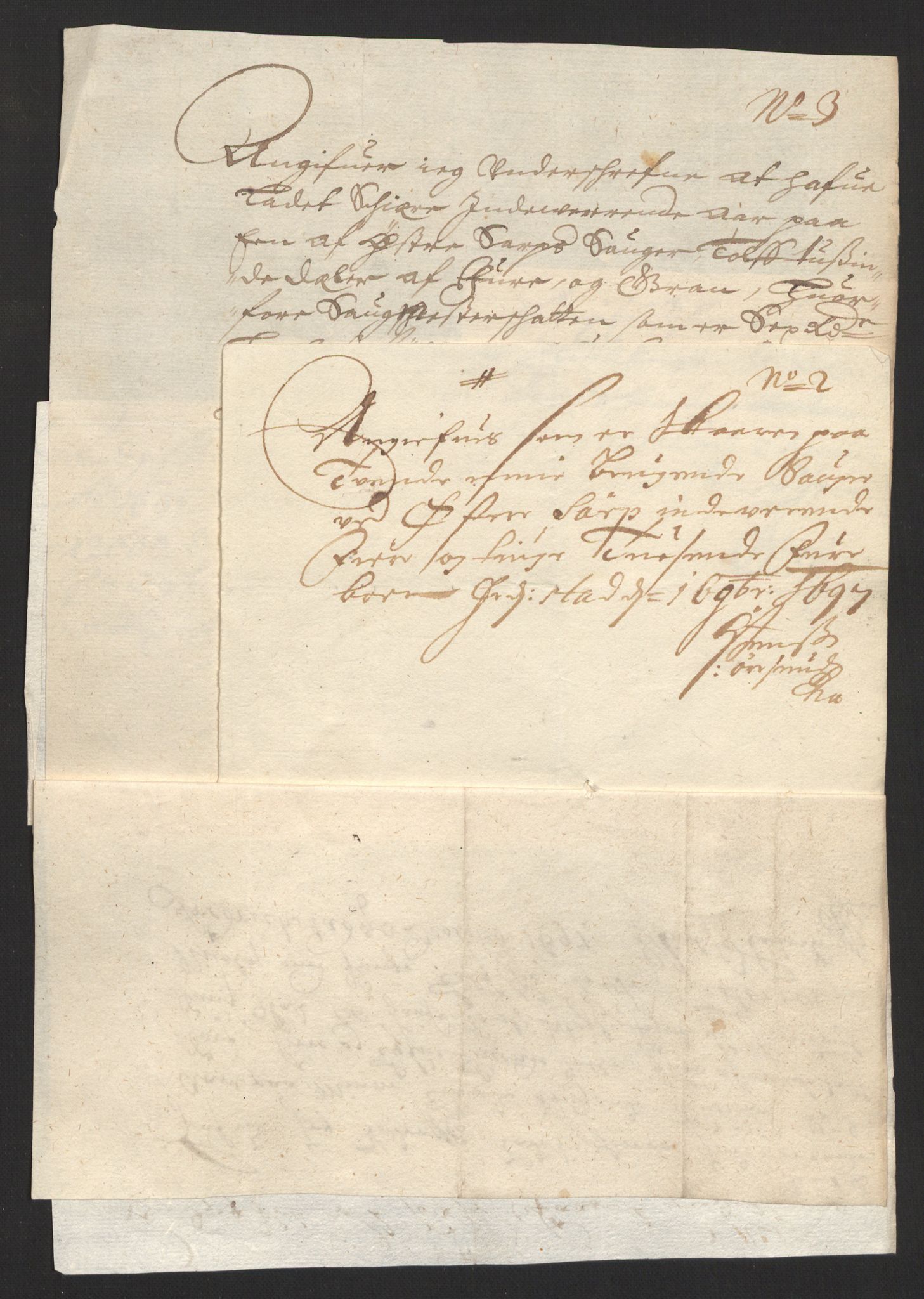 Rentekammeret inntil 1814, Reviderte regnskaper, Fogderegnskap, AV/RA-EA-4092/R01/L0013: Fogderegnskap Idd og Marker, 1696-1698, p. 230