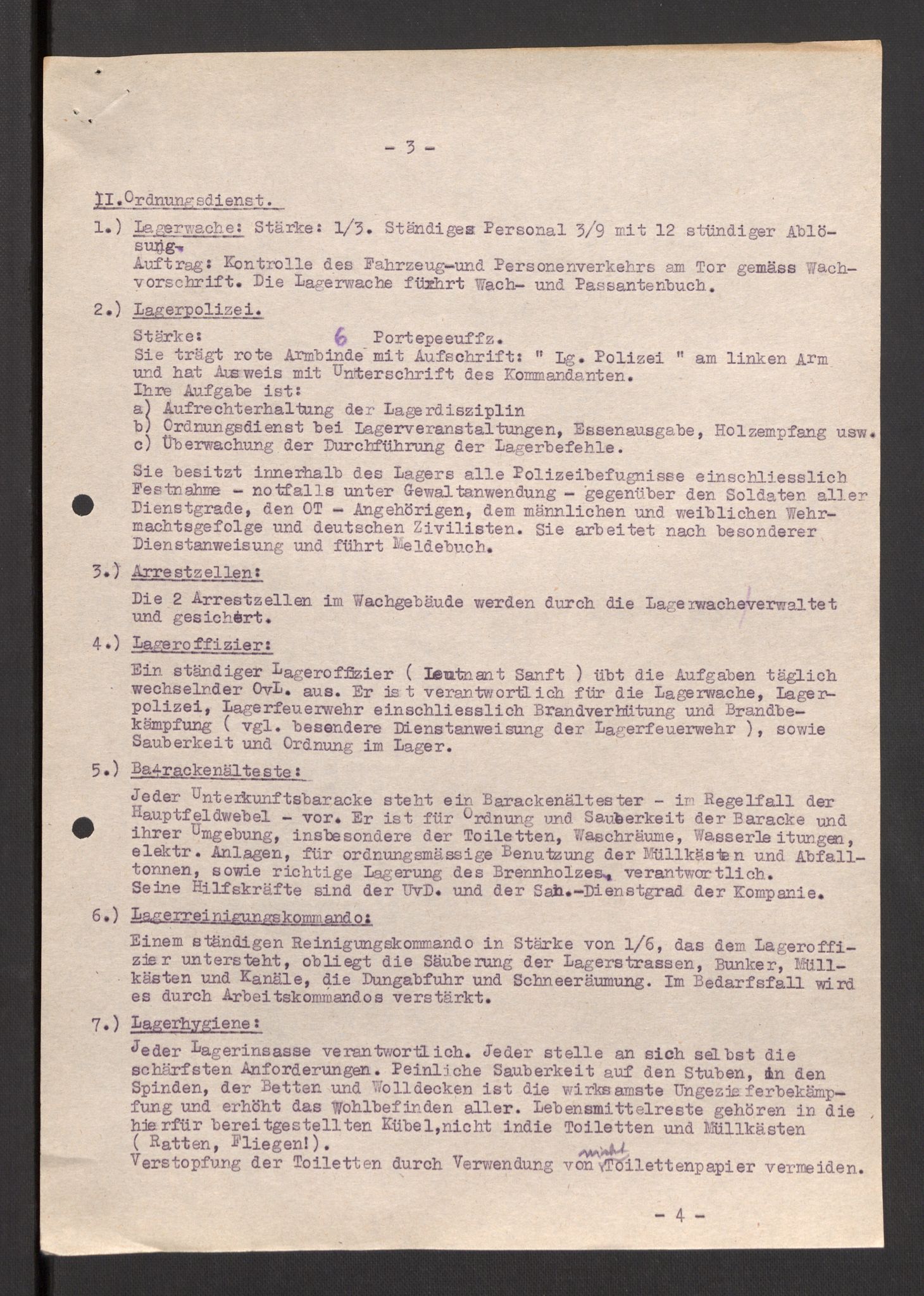 Deutscher Oberbefehlshaber Norwegen (DOBN), AV/RA-RAFA-2197/D/Dja/L0070/0001: DBO Abt. 1a / Lagerordnungen, 1946