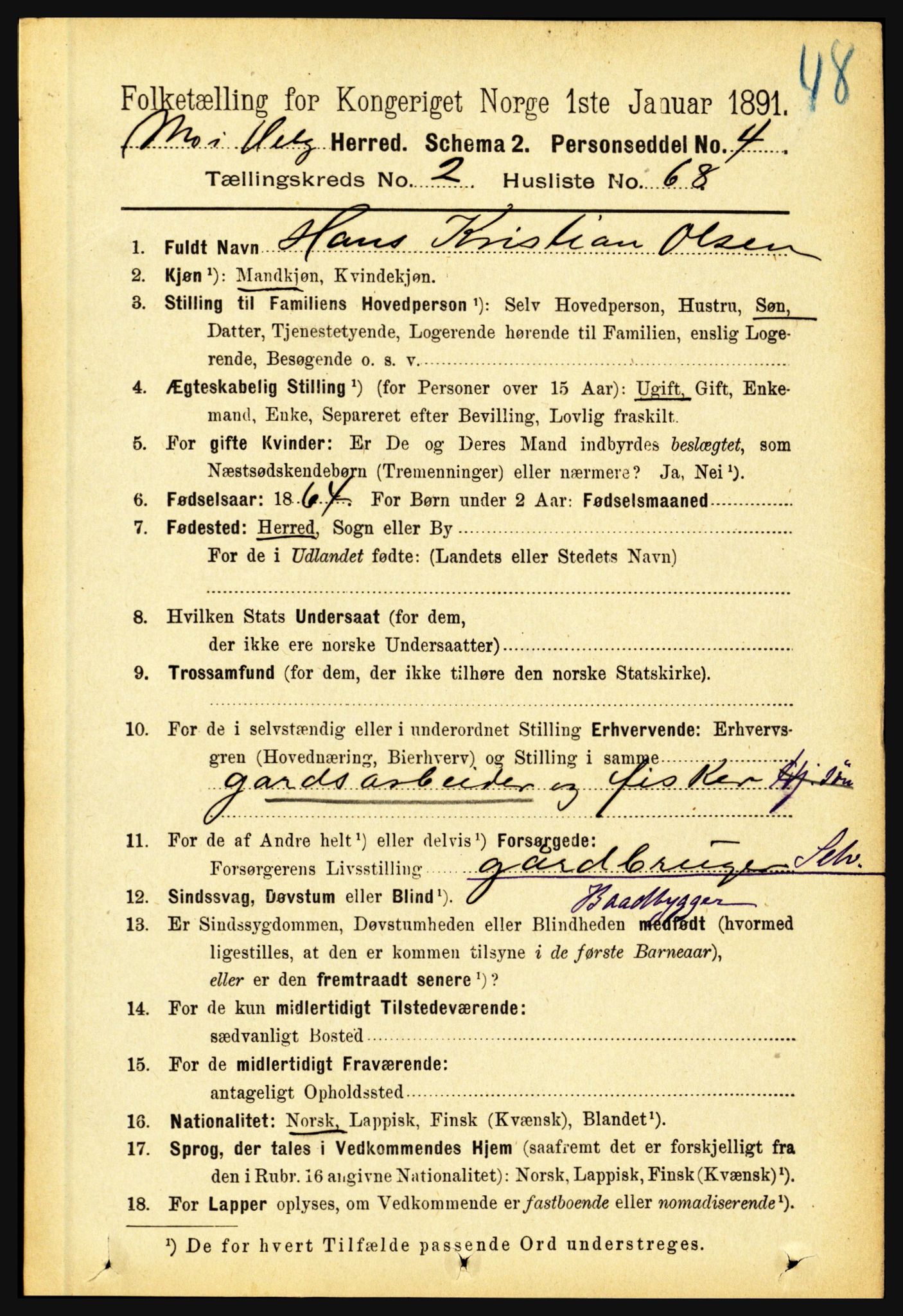 RA, 1891 census for 1833 Mo, 1891, p. 1021