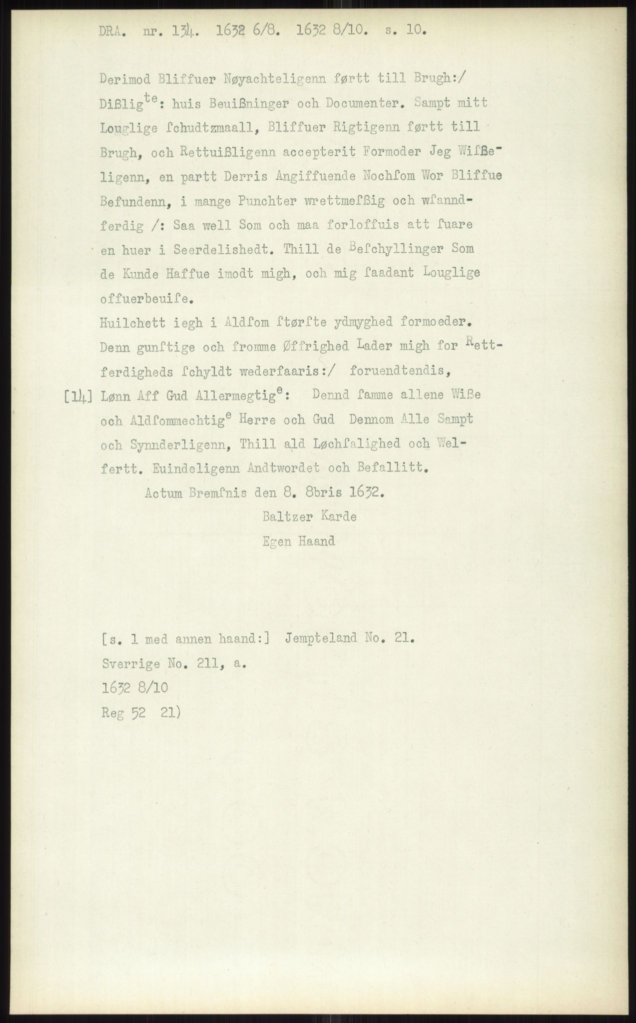 Samlinger til kildeutgivelse, Diplomavskriftsamlingen, AV/RA-EA-4053/H/Ha, p. 3404