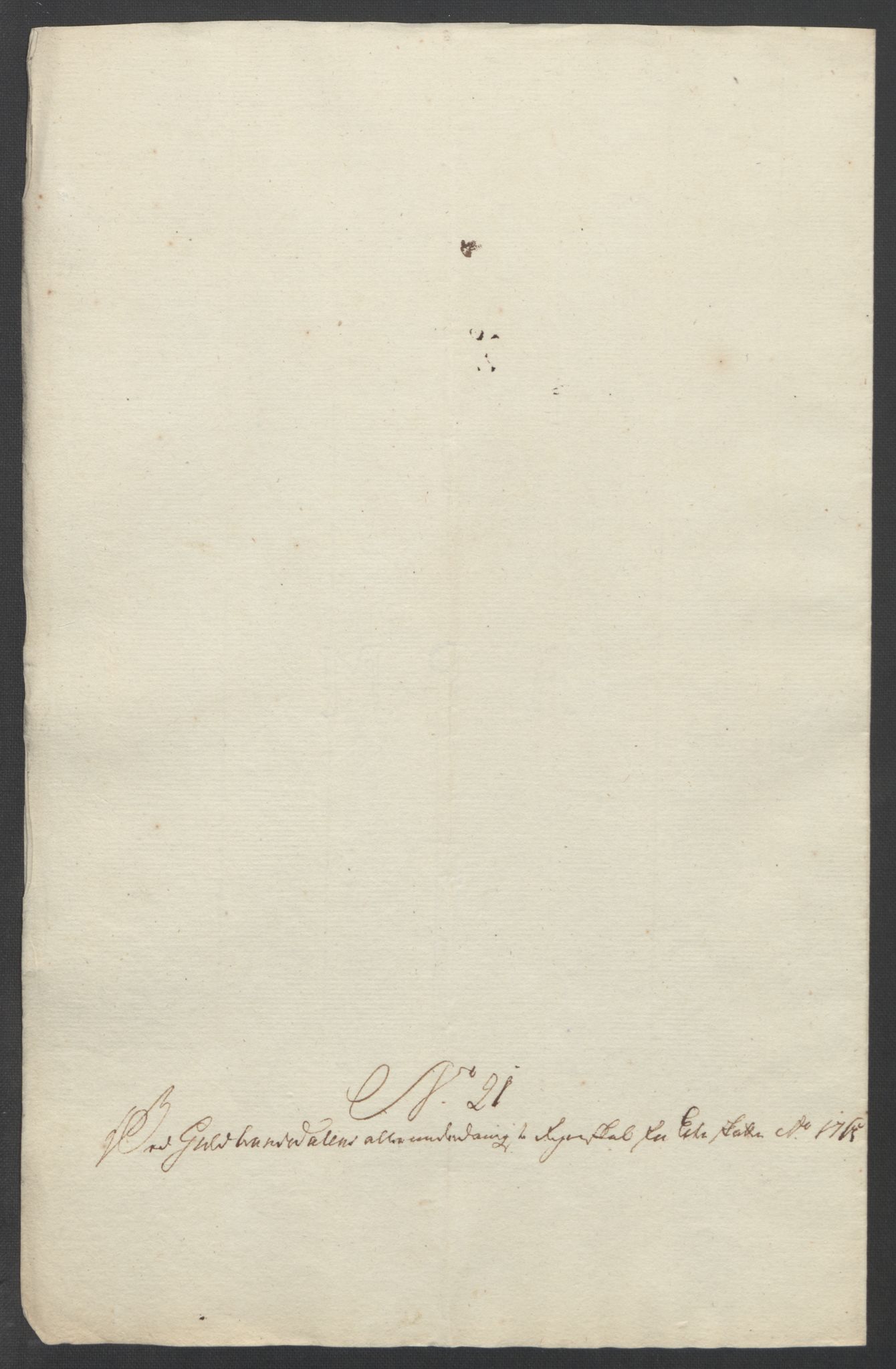 Rentekammeret inntil 1814, Reviderte regnskaper, Fogderegnskap, RA/EA-4092/R17/L1266: Ekstraskatten Gudbrandsdal, 1762-1766, p. 523