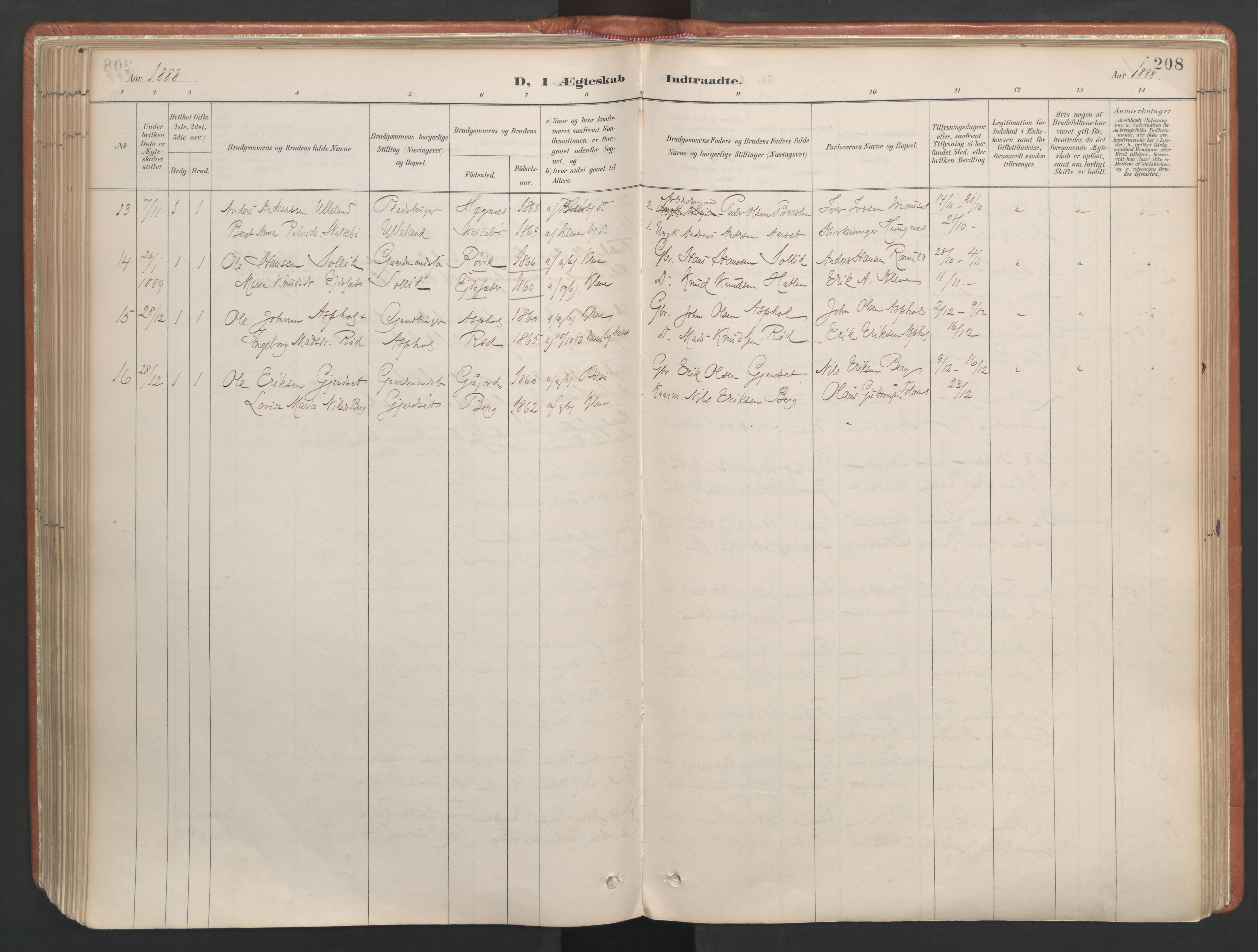 Ministerialprotokoller, klokkerbøker og fødselsregistre - Møre og Romsdal, AV/SAT-A-1454/557/L0682: Parish register (official) no. 557A04, 1887-1970, p. 208