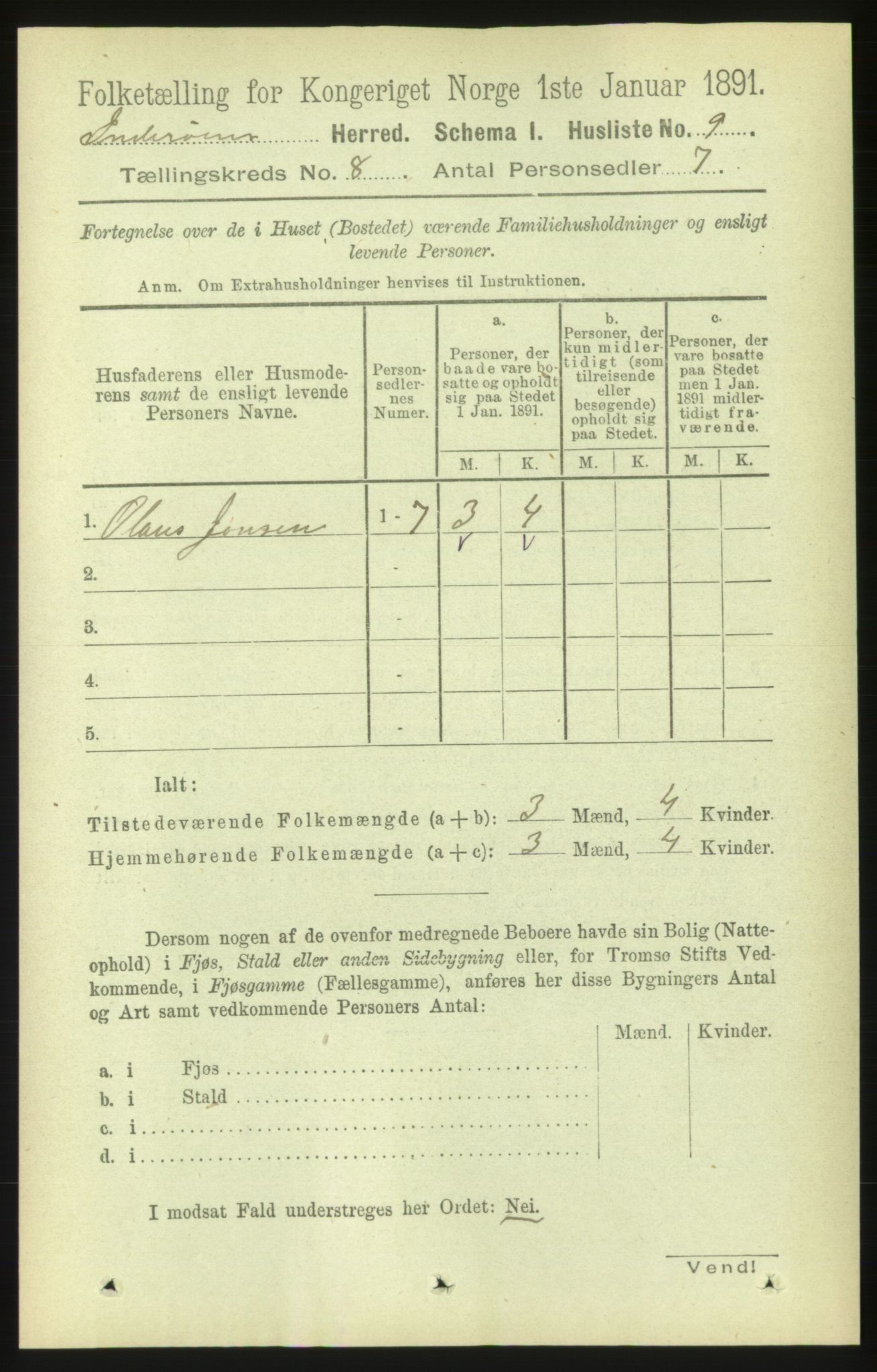 RA, 1891 census for 1729 Inderøy, 1891, p. 4430