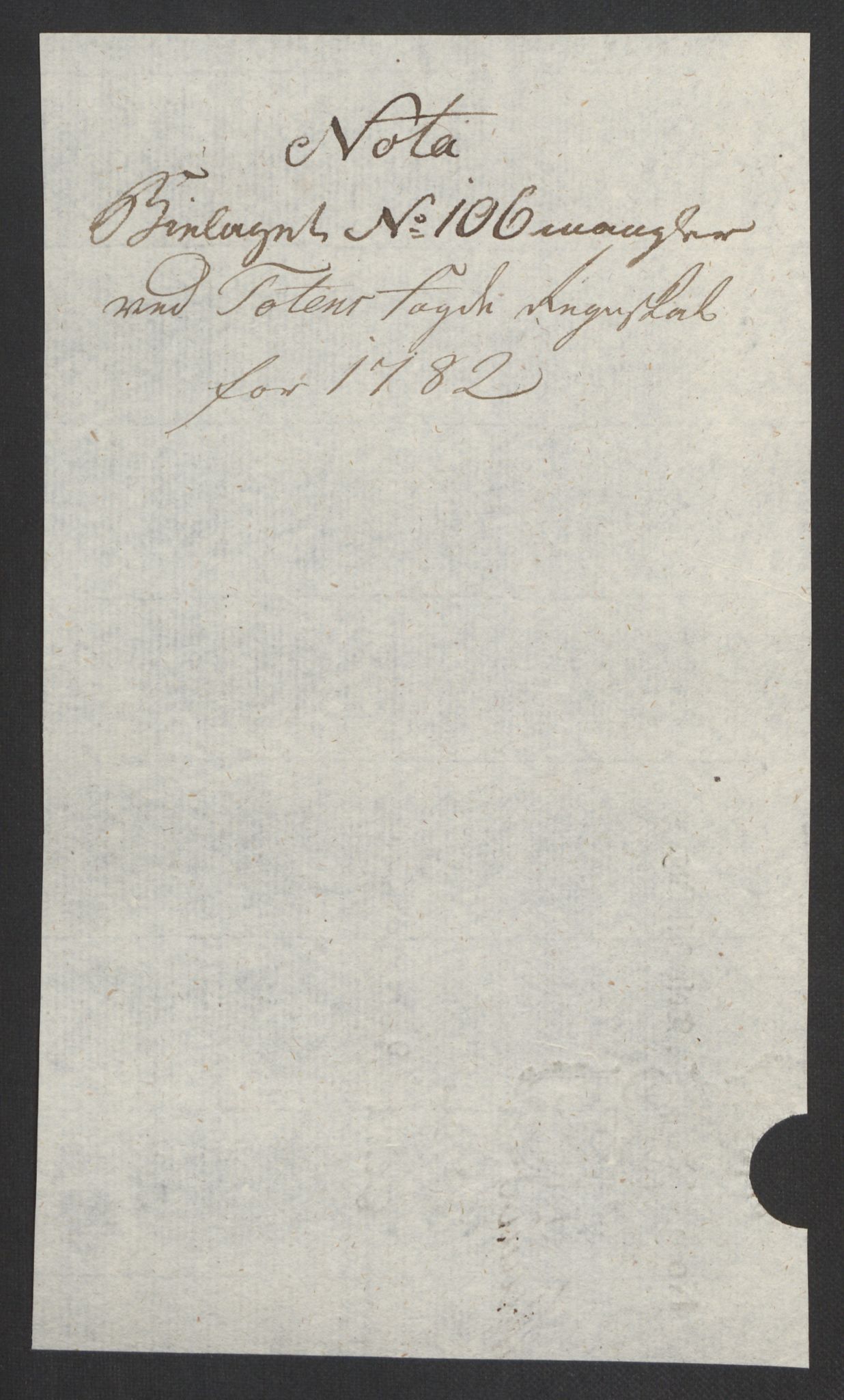 Rentekammeret inntil 1814, Reviderte regnskaper, Fogderegnskap, AV/RA-EA-4092/R19/L1369: Fogderegnskap Toten, Hadeland og Vardal, 1782, p. 323