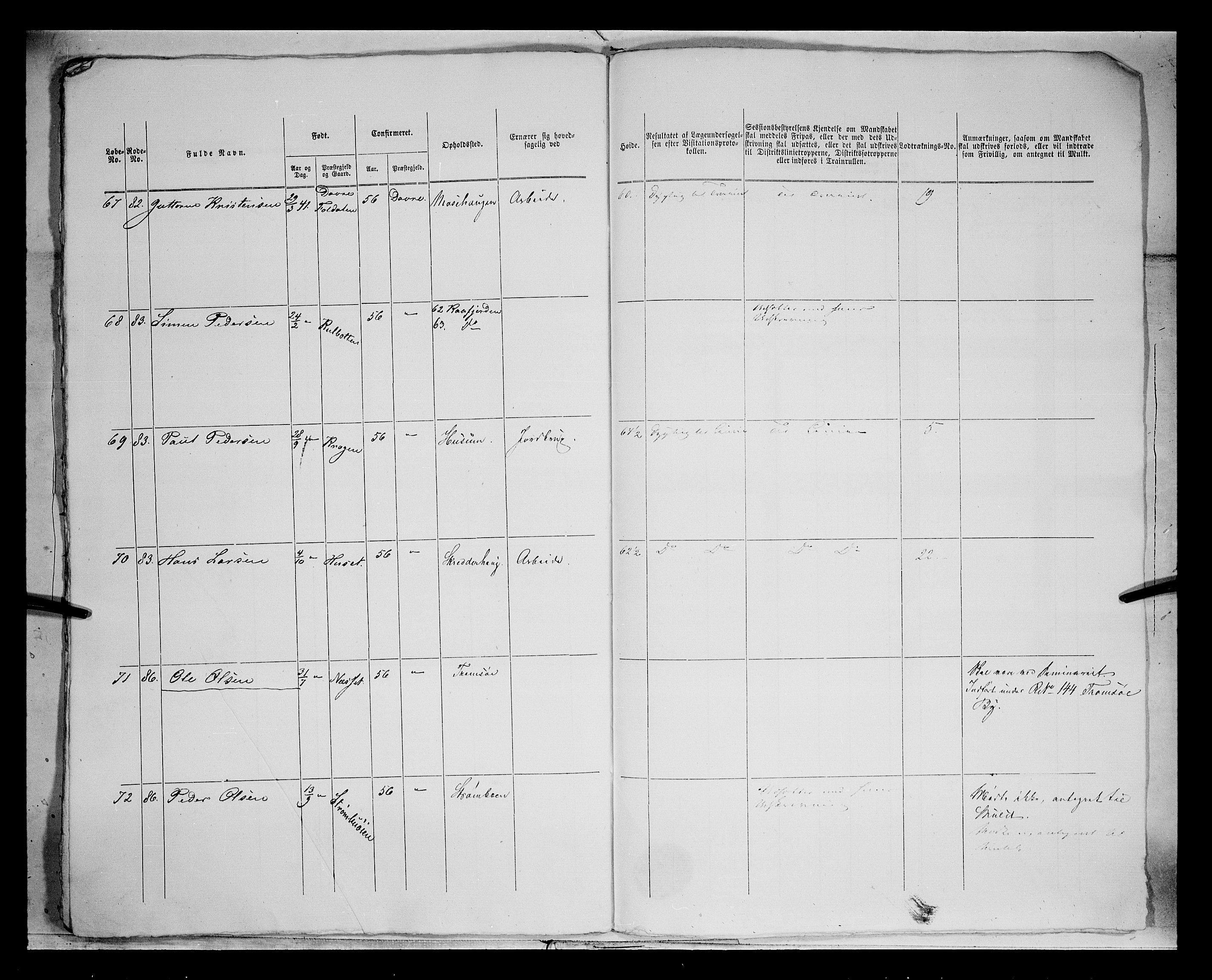 Fylkesmannen i Oppland, SAH/FYO-002/1/K/Kg/L1176: Lesja og Dovre og hele amtet, 1860-1880, p. 59