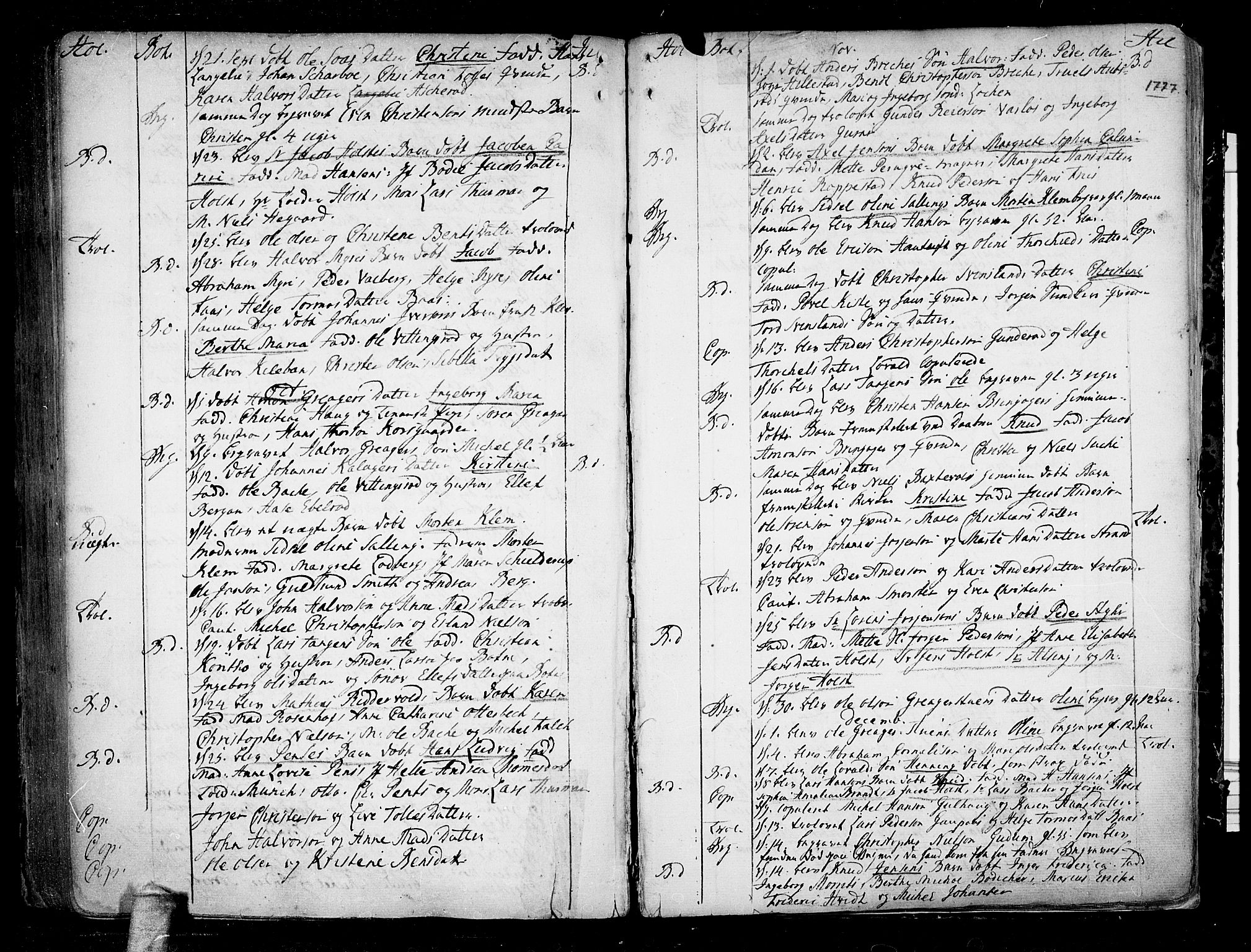 Botne kirkebøker, AV/SAKO-A-340/F/Fa/L0001a: Parish register (official) no. I 1A, 1707-1778, p. 334-335