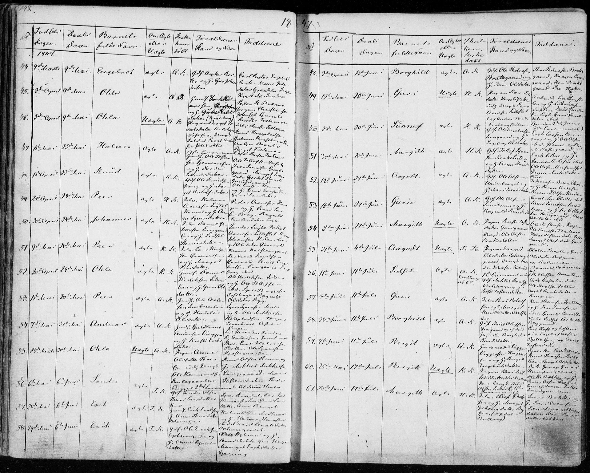 Ål kirkebøker, AV/SAKO-A-249/F/Fa/L0005: Parish register (official) no. I 5, 1825-1848, p. 148