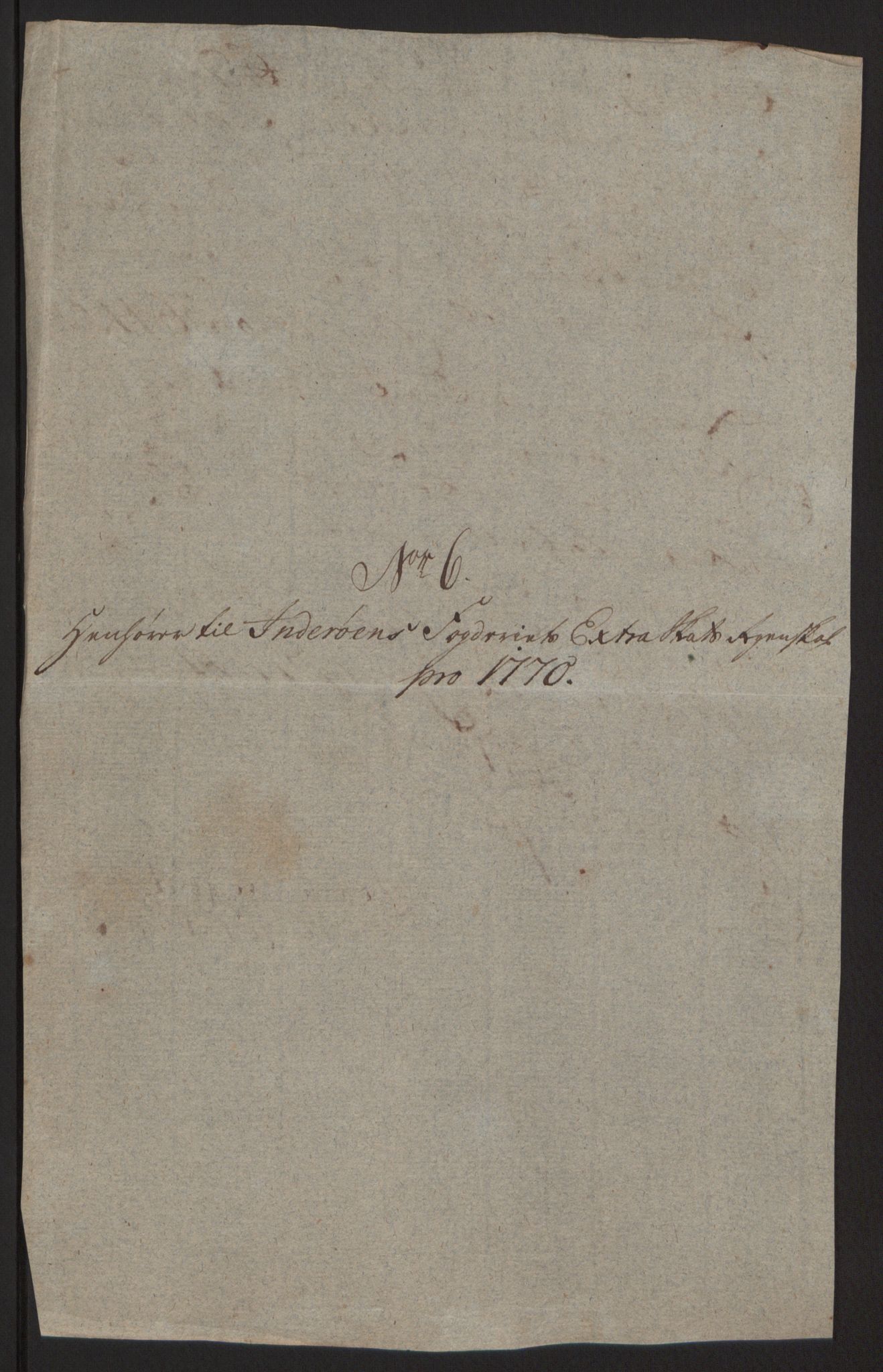 Rentekammeret inntil 1814, Reviderte regnskaper, Fogderegnskap, RA/EA-4092/R63/L4420: Ekstraskatten Inderøy, 1762-1772, p. 398