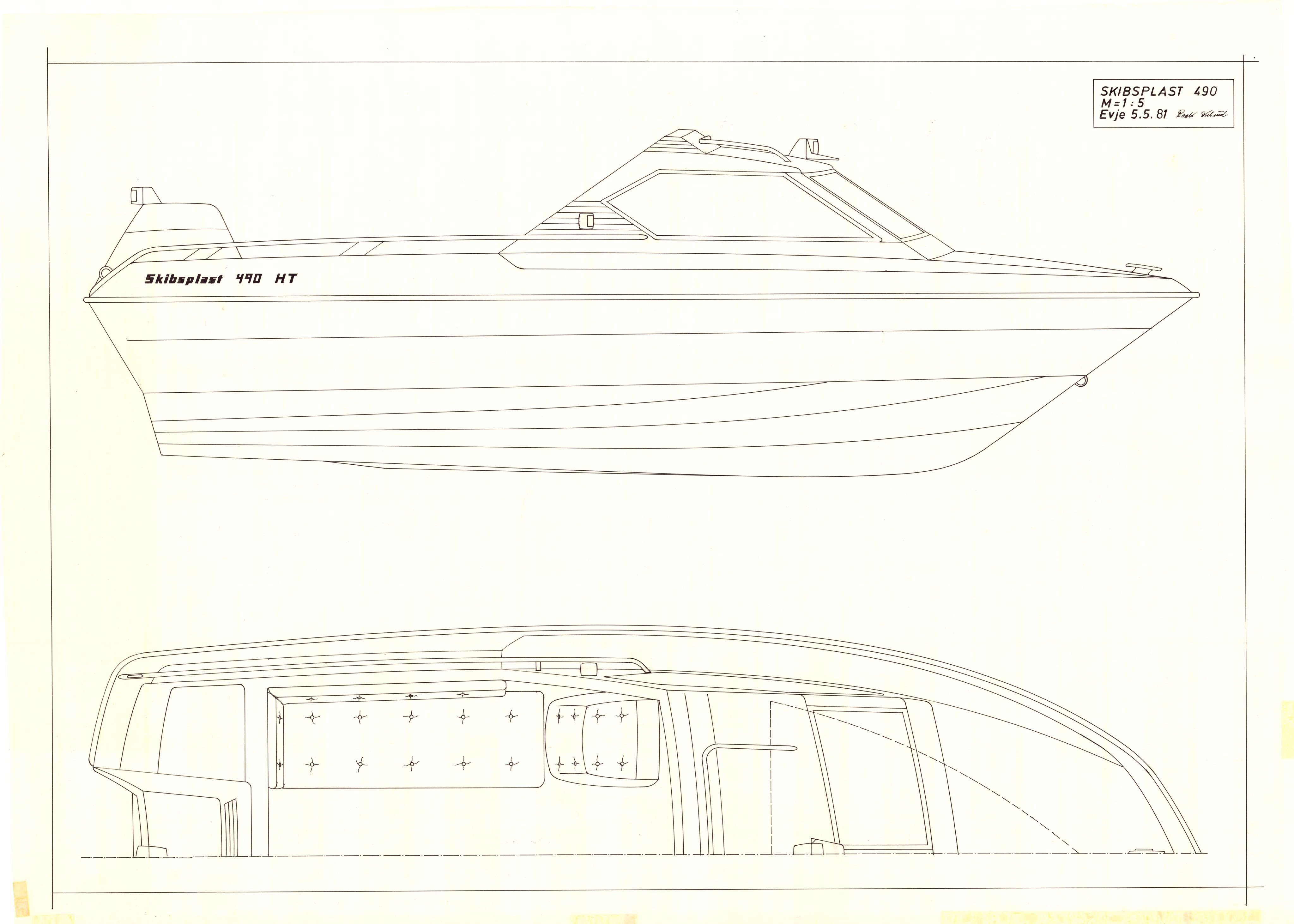 Skibsplast, AAKS/PA-2968/01/T/T02/L0012: Skibsplast 490 HT og VS, 1981-1989