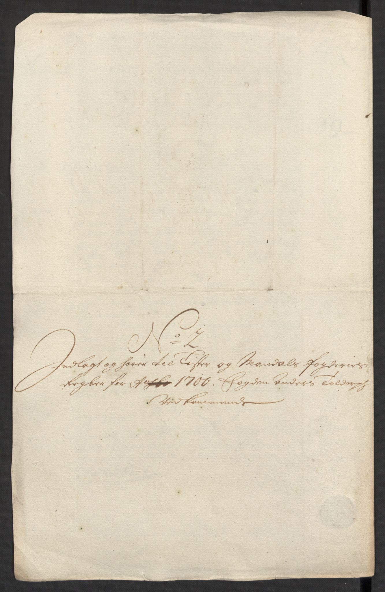 Rentekammeret inntil 1814, Reviderte regnskaper, Fogderegnskap, AV/RA-EA-4092/R43/L2548: Fogderegnskap Lista og Mandal, 1700, p. 52