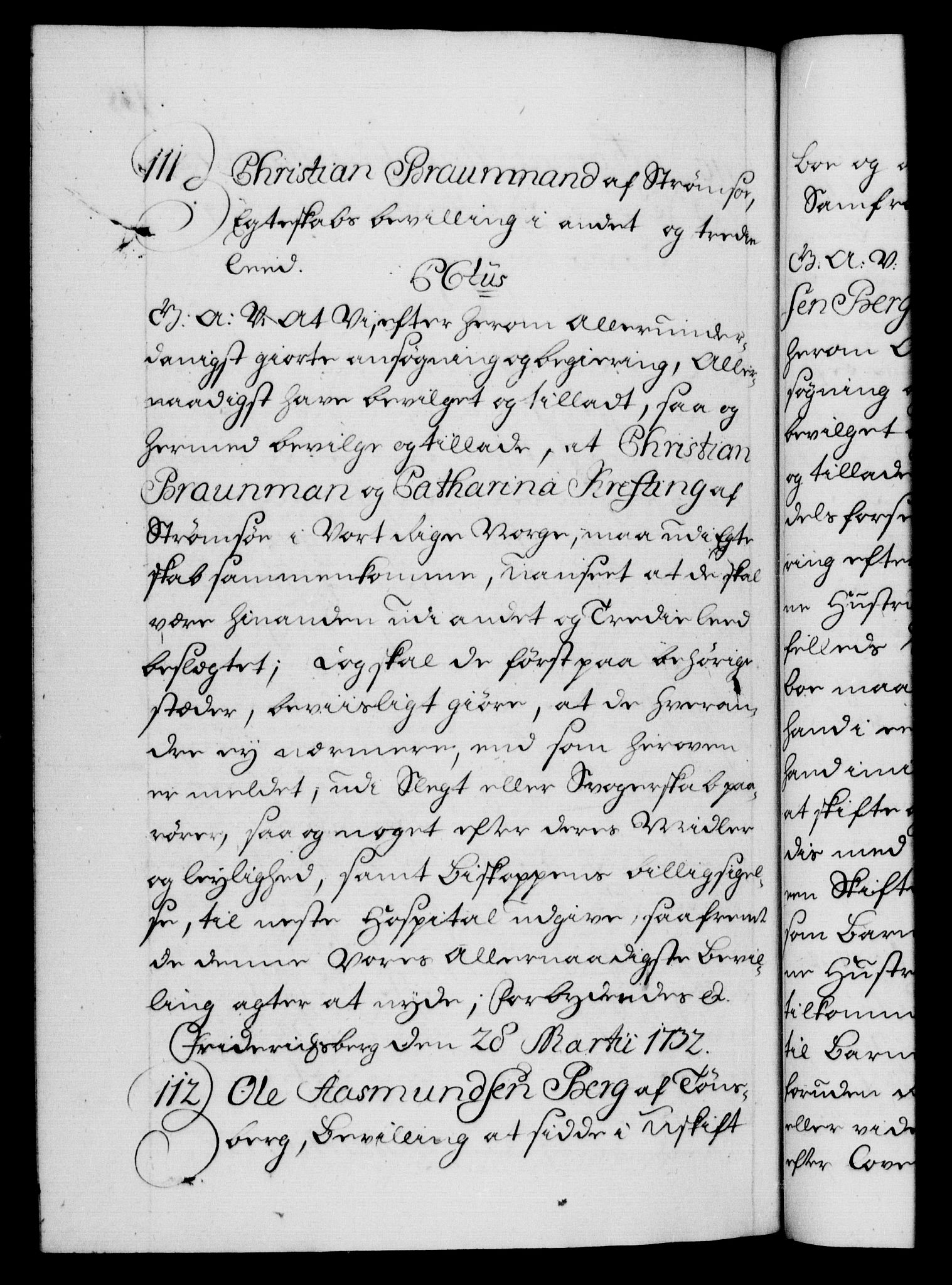 Danske Kanselli 1572-1799, AV/RA-EA-3023/F/Fc/Fca/Fcaa/L0027: Norske registre, 1730-1732, p. 478b