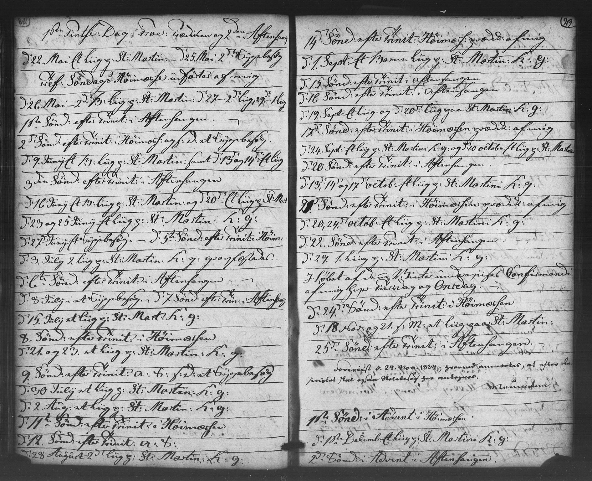 Korskirken sokneprestembete, SAB/A-76101/H/Haa/L0066: Curate's parish register no. A 1, 1826-1843, p. 29