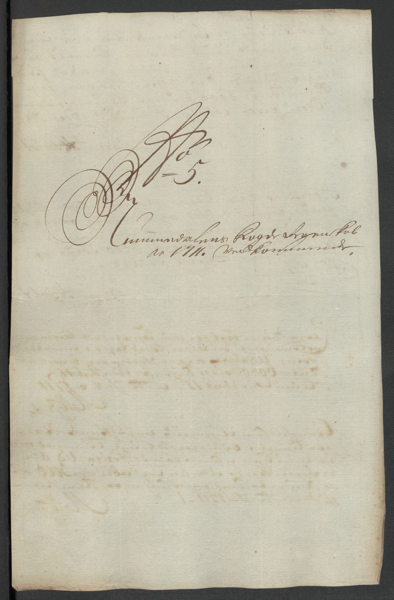 Rentekammeret inntil 1814, Reviderte regnskaper, Fogderegnskap, RA/EA-4092/R64/L4432: Fogderegnskap Namdal, 1711, p. 115