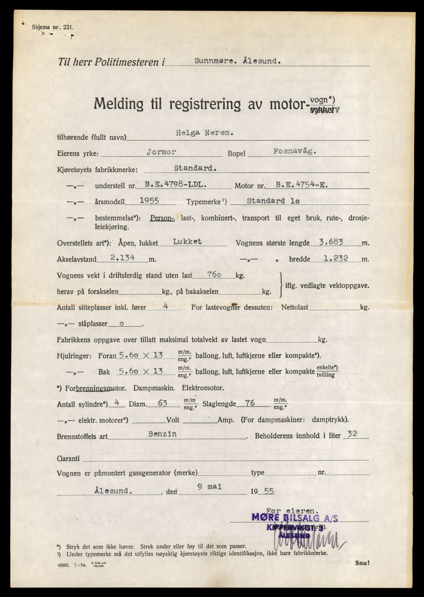 Møre og Romsdal vegkontor - Ålesund trafikkstasjon, AV/SAT-A-4099/F/Fe/L0048: Registreringskort for kjøretøy T 14721 - T 14863, 1927-1998, p. 1096