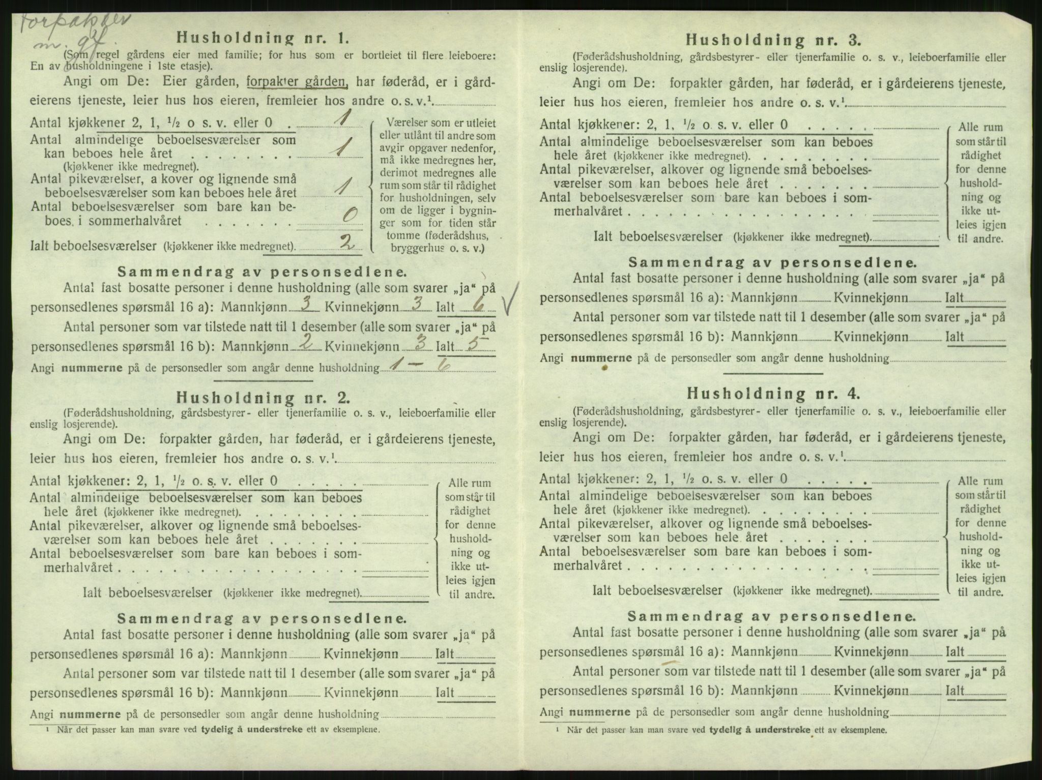 SAT, 1920 census for Hattfjelldal, 1920, p. 369