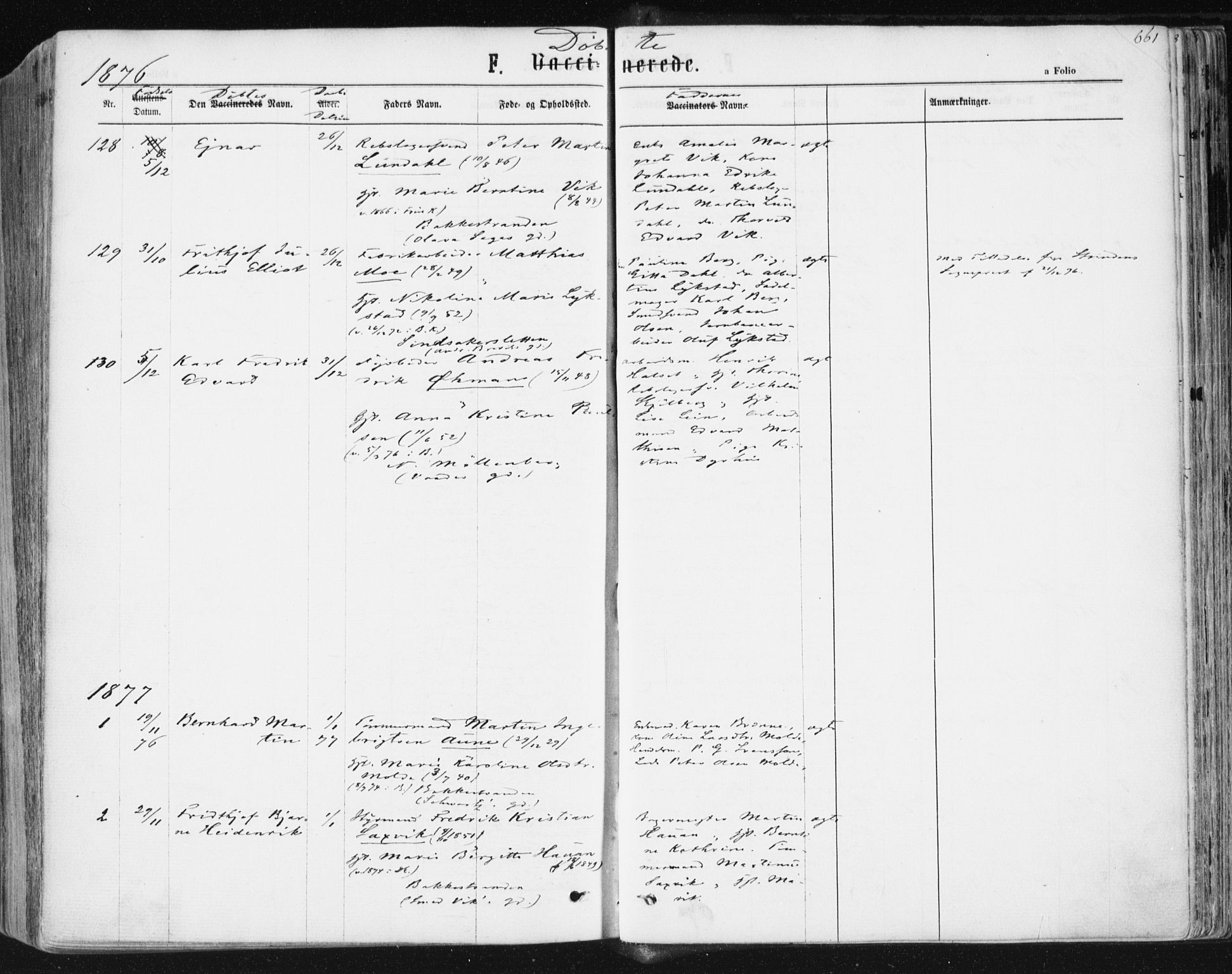 Ministerialprotokoller, klokkerbøker og fødselsregistre - Sør-Trøndelag, AV/SAT-A-1456/604/L0186: Parish register (official) no. 604A07, 1866-1877, p. 661