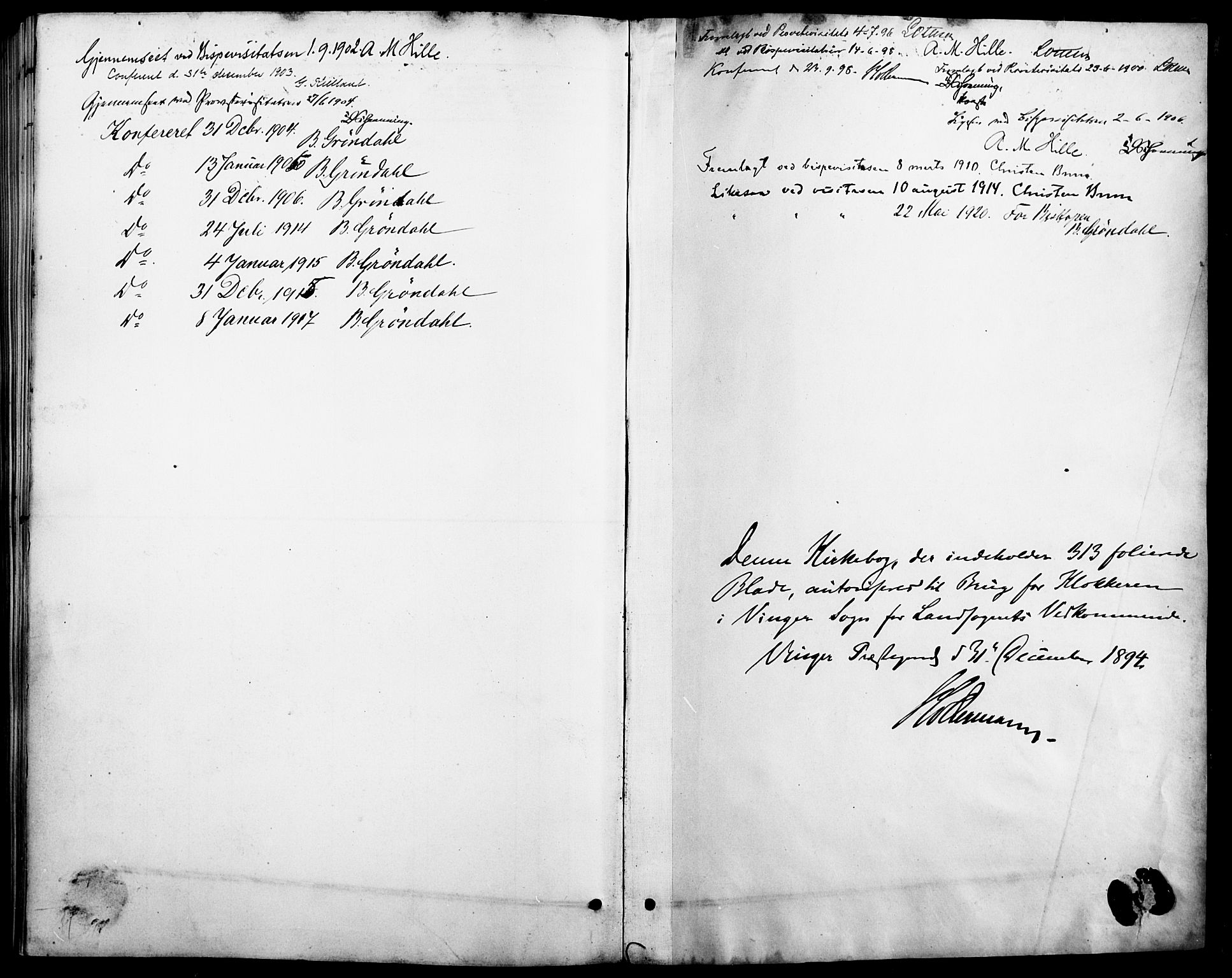 Vinger prestekontor, SAH/PREST-024/H/Ha/Hab/L0003: Parish register (copy) no. 3, 1895-1920