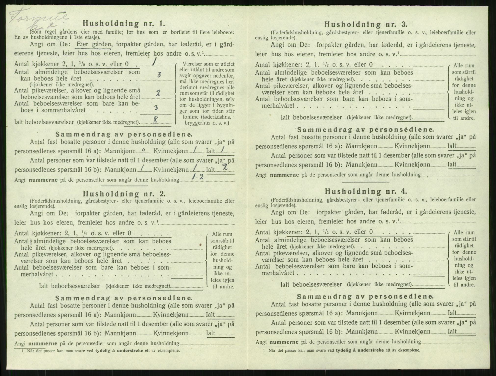 SAT, 1920 census for Stangvik, 1920, p. 619