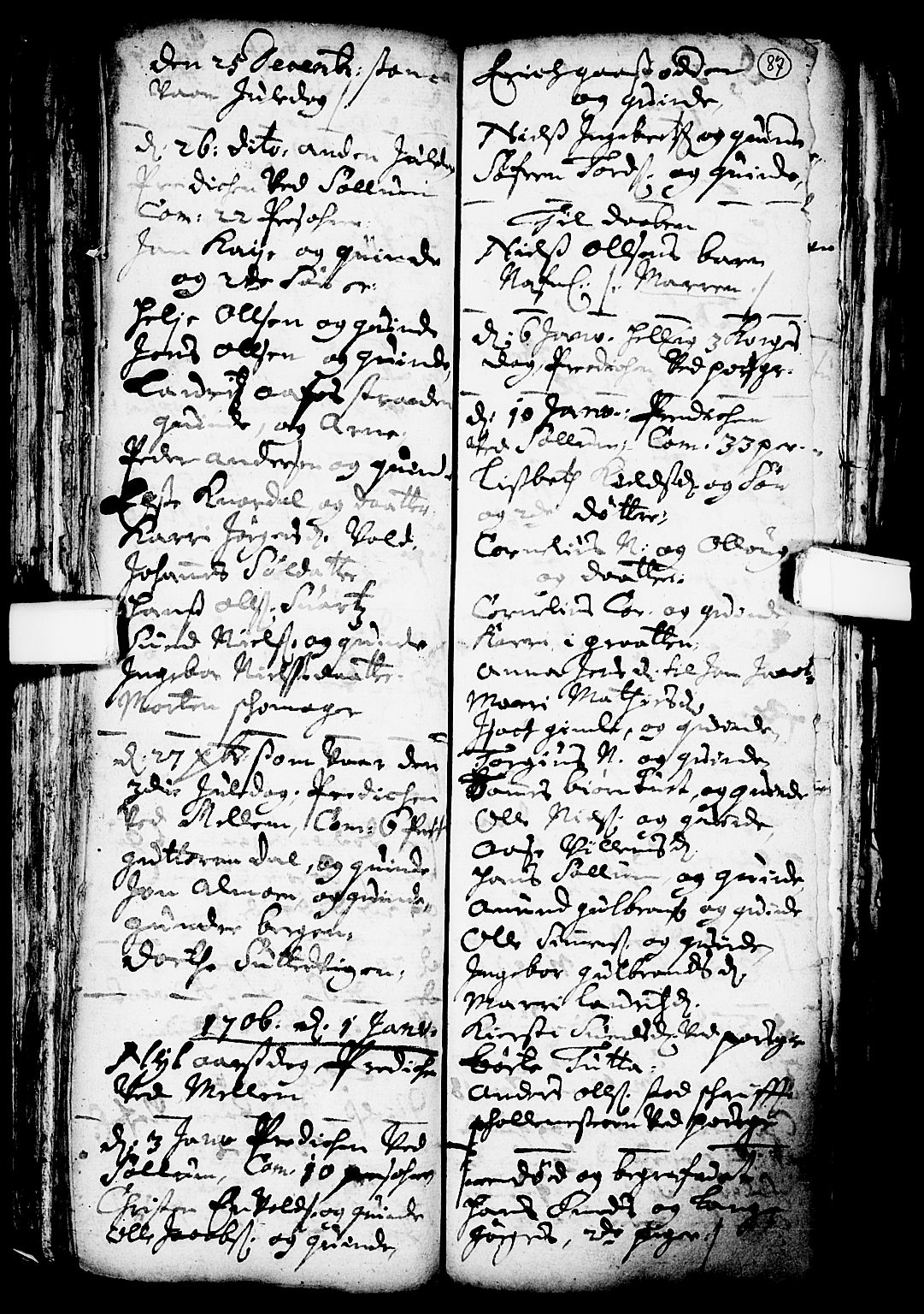 Solum kirkebøker, SAKO/A-306/F/Fa/L0001: Parish register (official) no. I 1, 1701-1716, p. 87