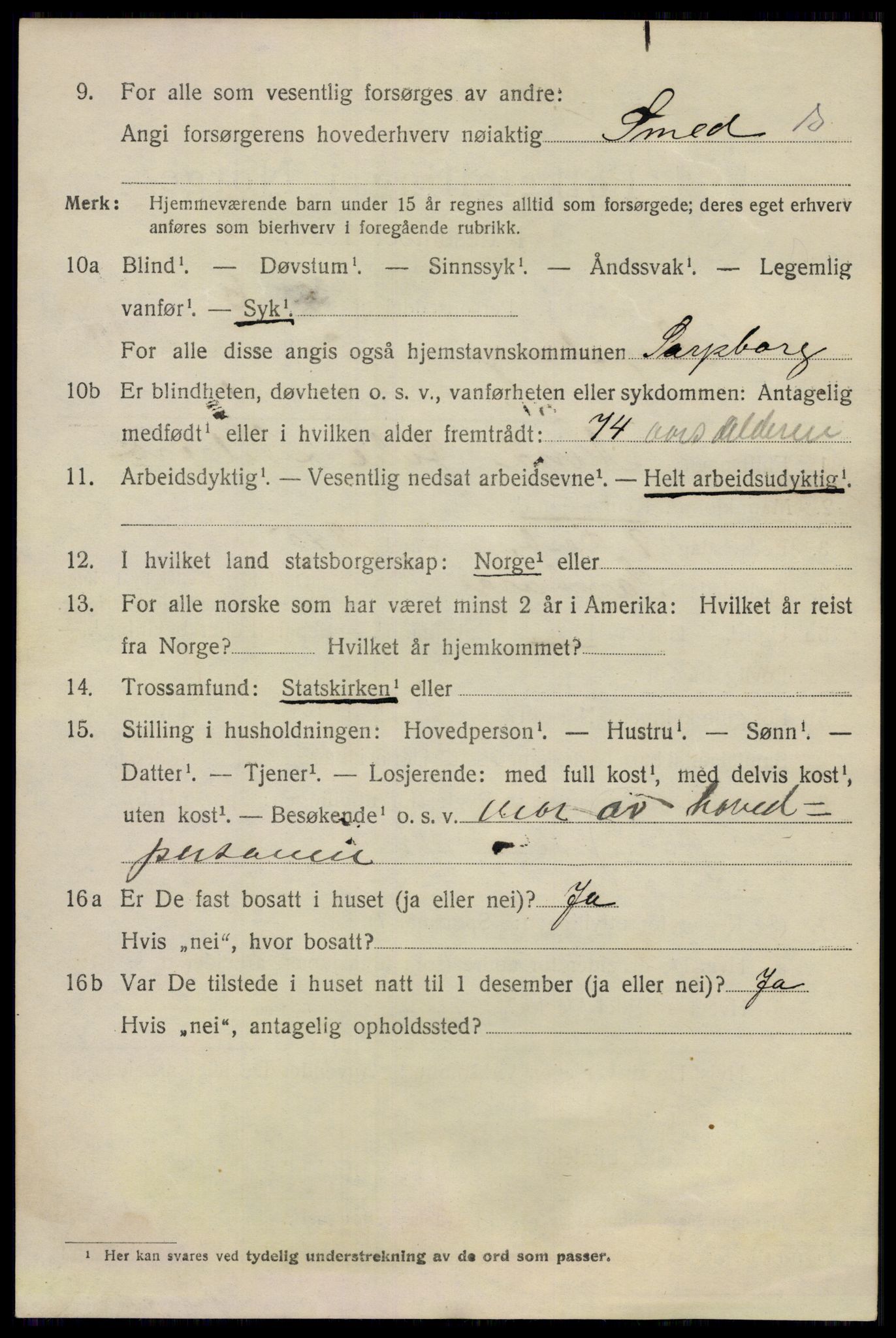 SAO, 1920 census for Sarpsborg, 1920, p. 20749