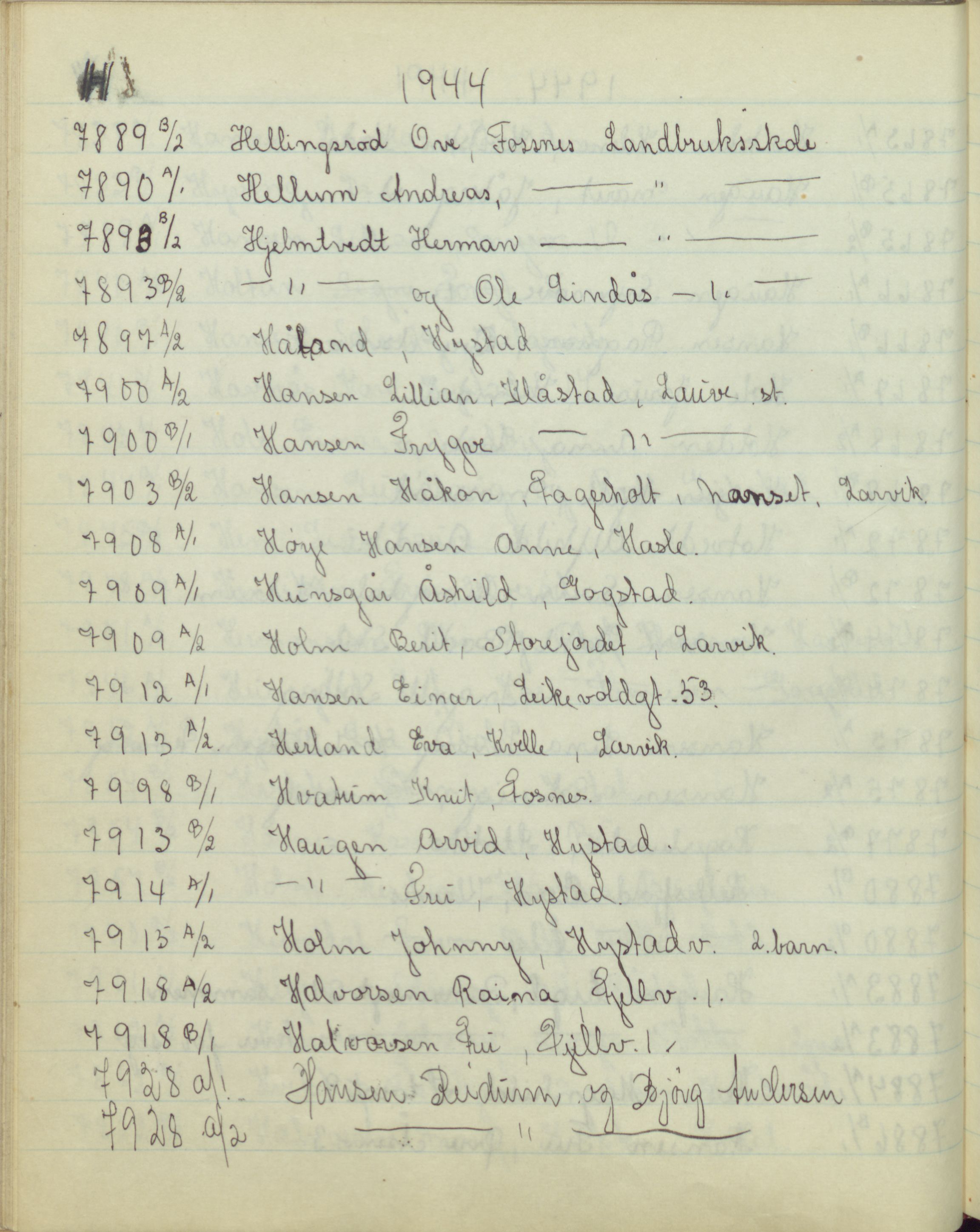 Pa 1494 - Jørgensen, Antonius. Fotograf, VEMU/A-2760/F/Fb, 1927-1984, p. 4547