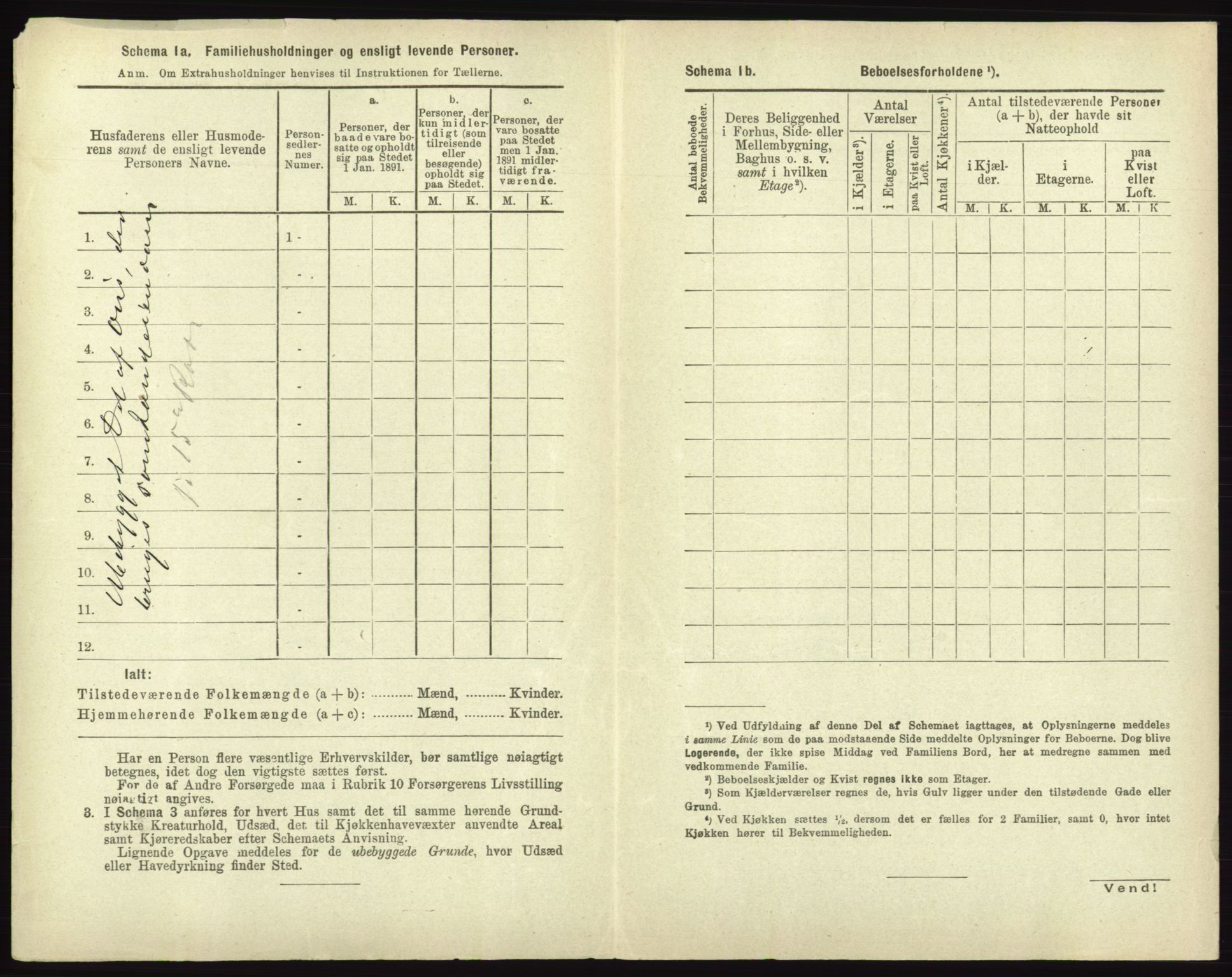 RA, 1891 census for 0101 Fredrikshald, 1891, p. 1533