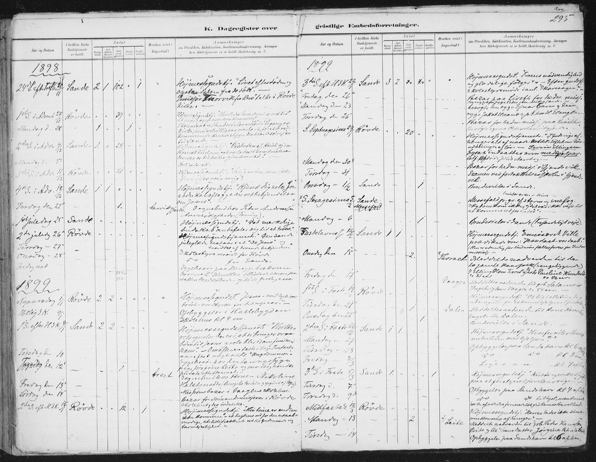 Ministerialprotokoller, klokkerbøker og fødselsregistre - Møre og Romsdal, AV/SAT-A-1454/503/L0037: Parish register (official) no. 503A05, 1884-1900, p. 295