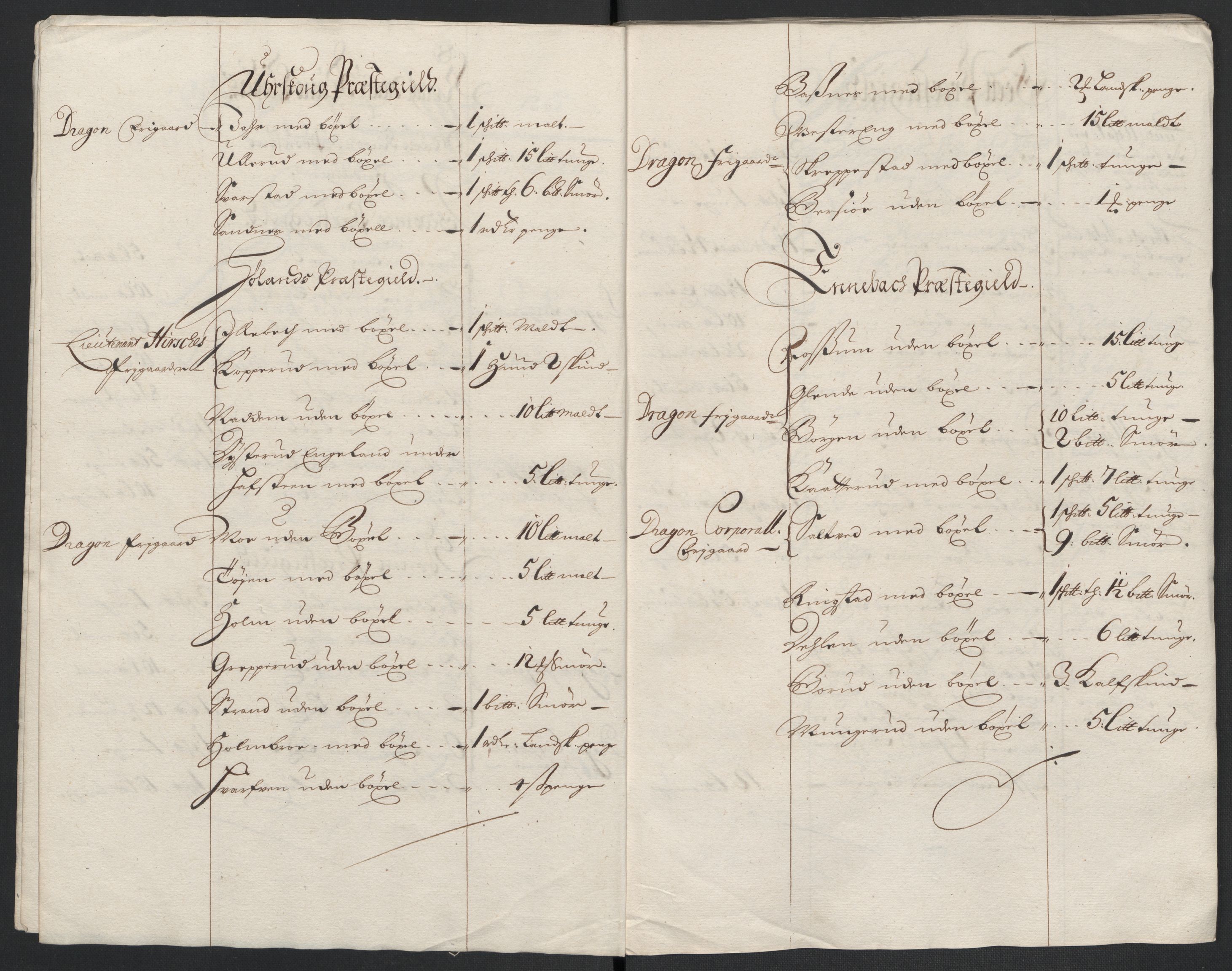Rentekammeret inntil 1814, Reviderte regnskaper, Fogderegnskap, AV/RA-EA-4092/R11/L0584: Fogderegnskap Nedre Romerike, 1701, p. 134