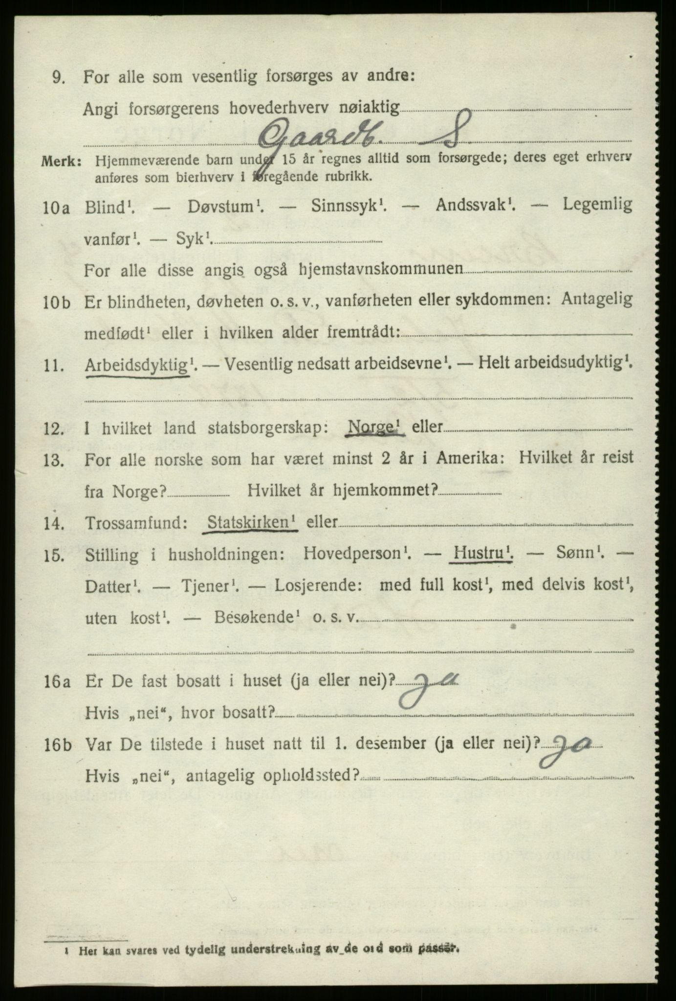 SAB, 1920 census for Breim, 1920, p. 4050