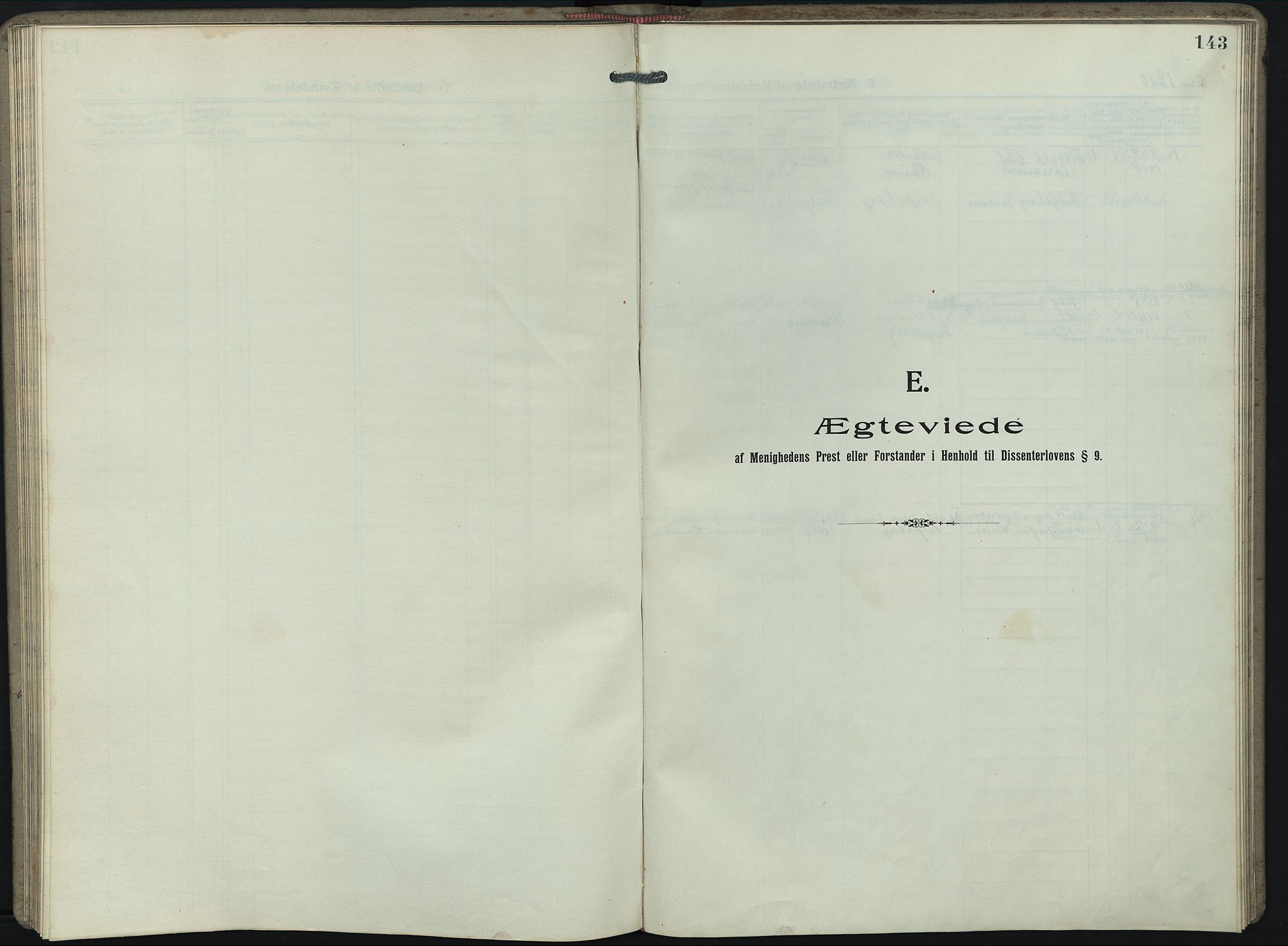 Den Evangeliske Brødremenighed i Sarpsborg, SAO/PAO-0257/F/L0001: Dissenter register no. 1, 1909-1917, p. 143