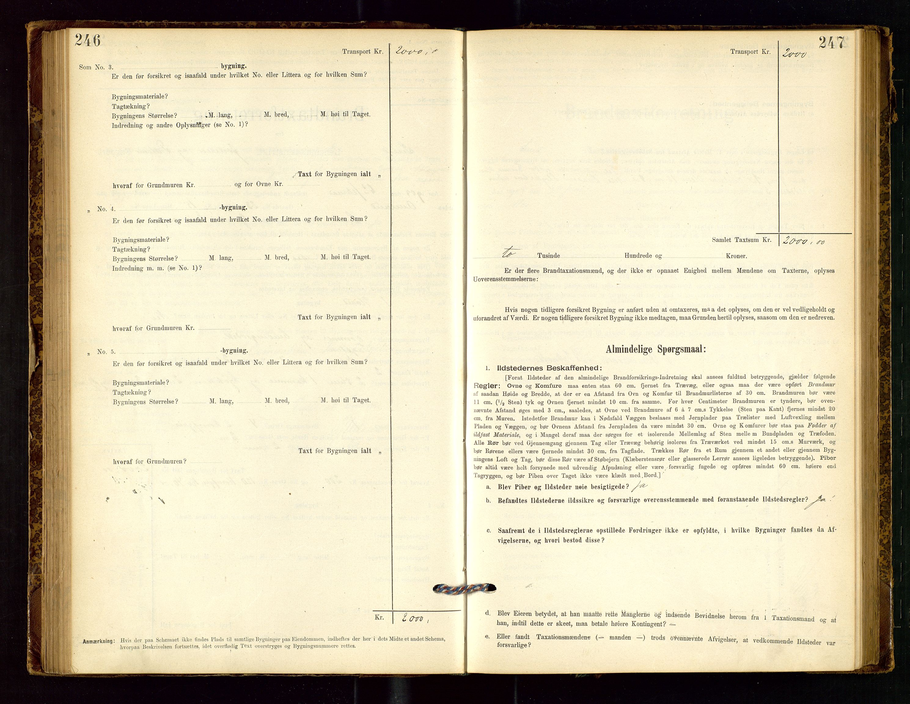 Lund lensmannskontor, AV/SAST-A-100303/Gob/L0001: "Brandtakstprotokol", 1894-1907, p. 246-247
