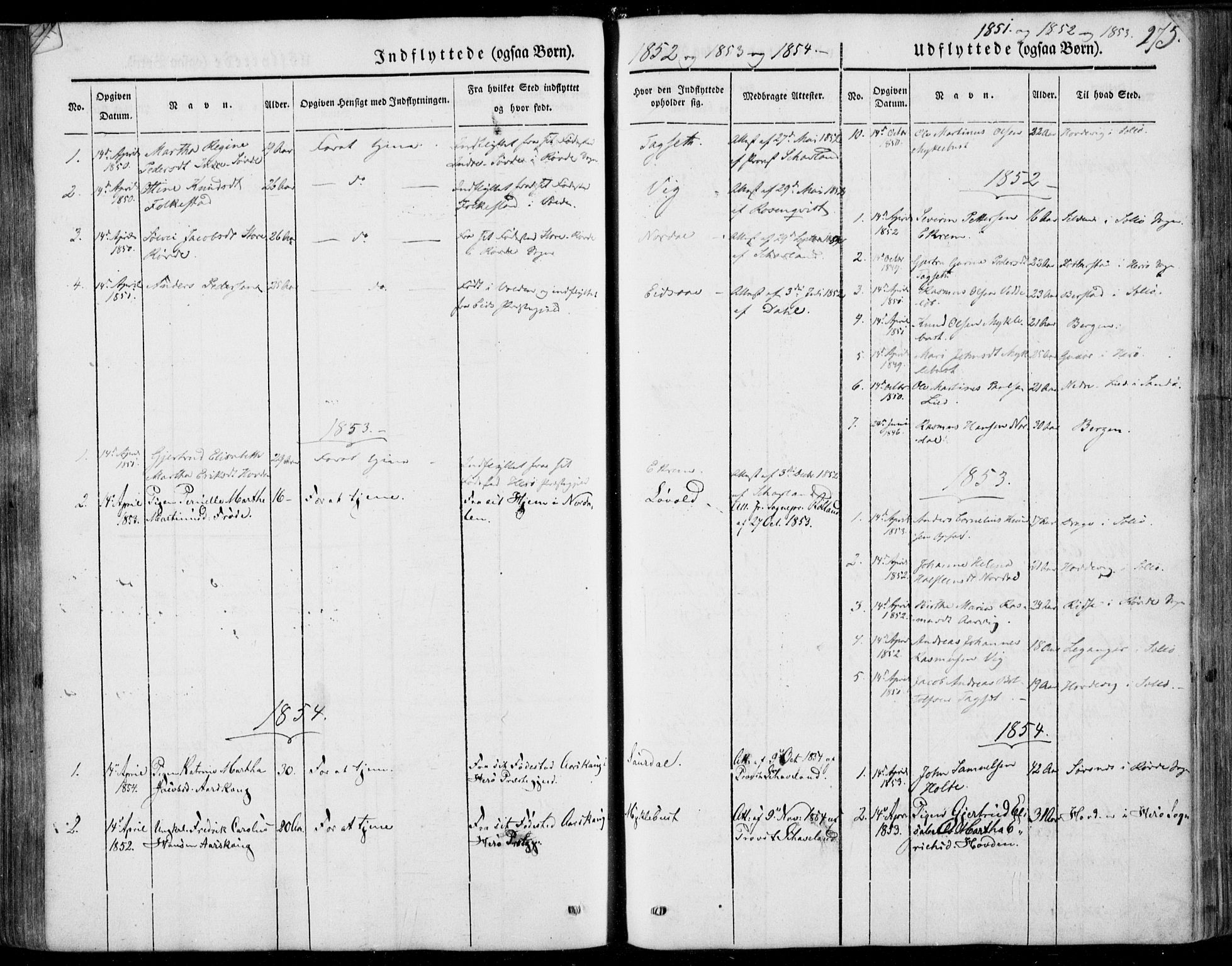 Ministerialprotokoller, klokkerbøker og fødselsregistre - Møre og Romsdal, AV/SAT-A-1454/502/L0023: Parish register (official) no. 502A01, 1844-1873, p. 275