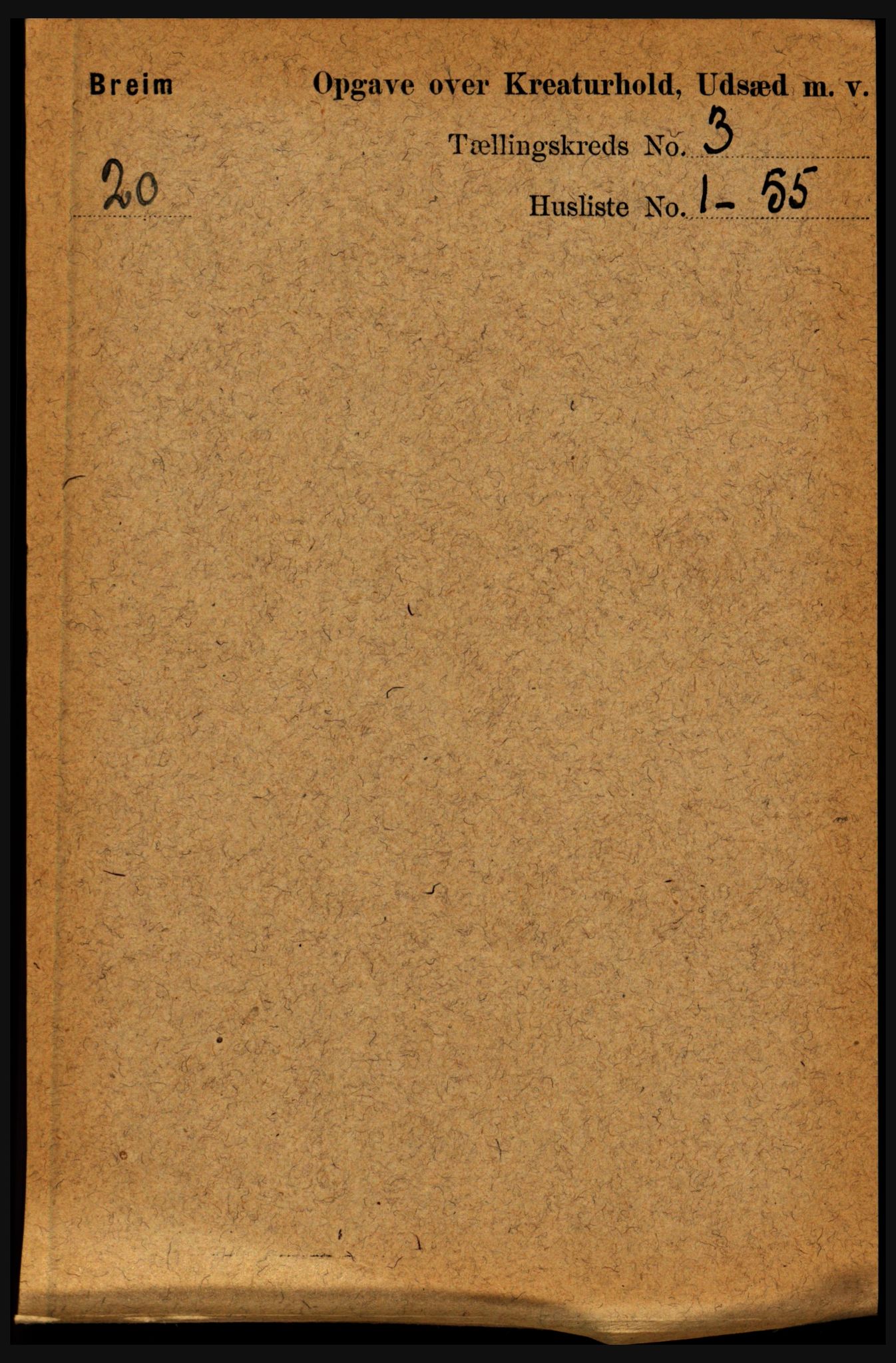 RA, 1891 census for 1446 Breim, 1891, p. 2546