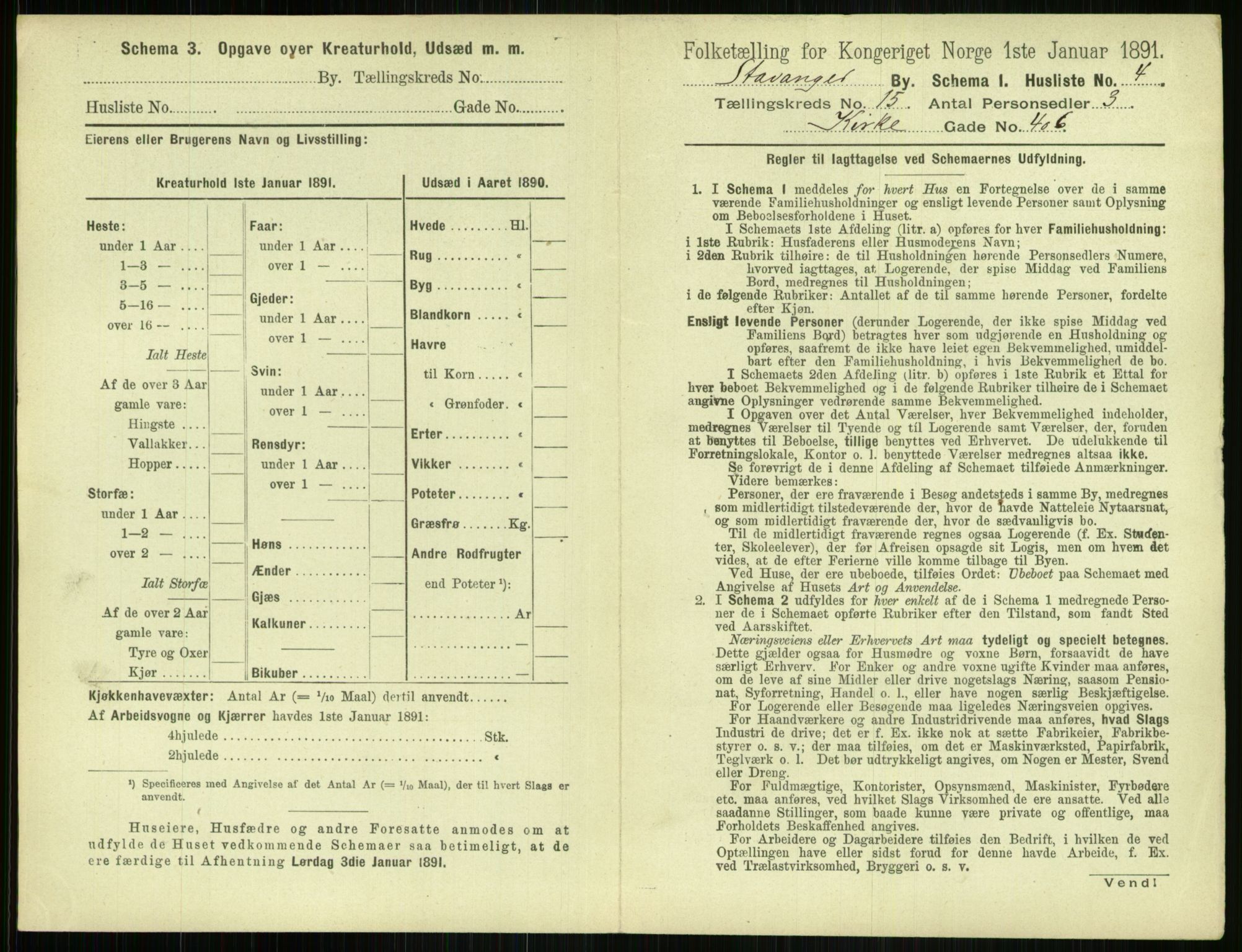 RA, 1891 census for 1103 Stavanger, 1891, p. 2795