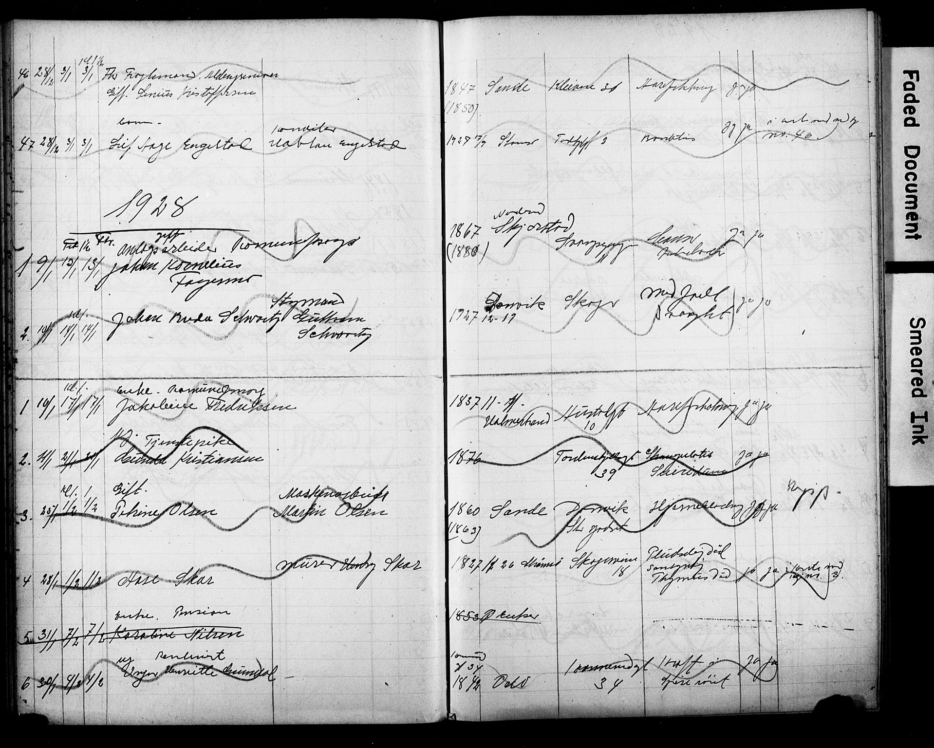 Strømsø kirkebøker, SAKO/A-246/Y/Ya/L0008: Parish register draft no. I 8, 1916-1931