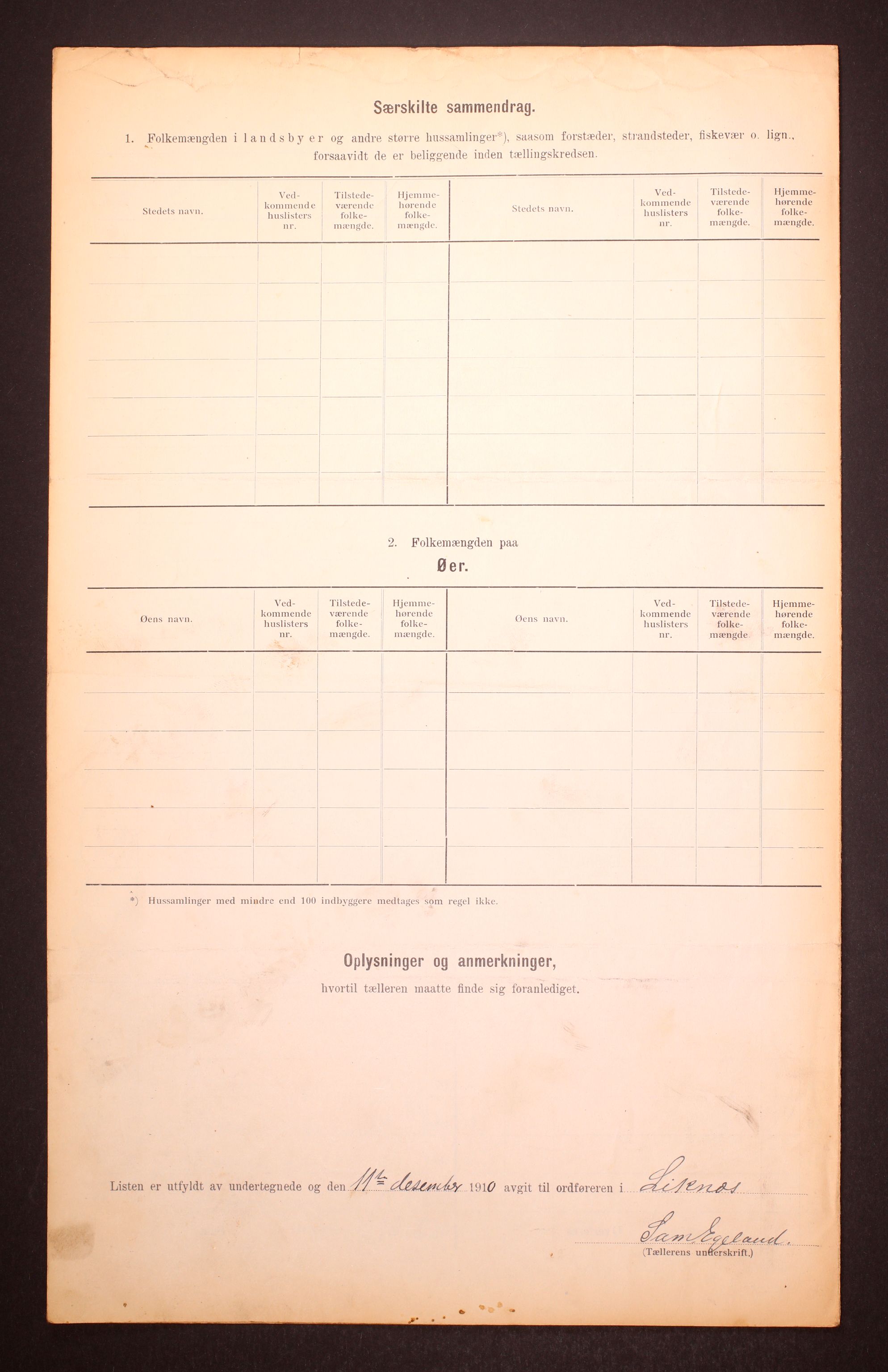 RA, 1910 census for Liknes, 1910, p. 18