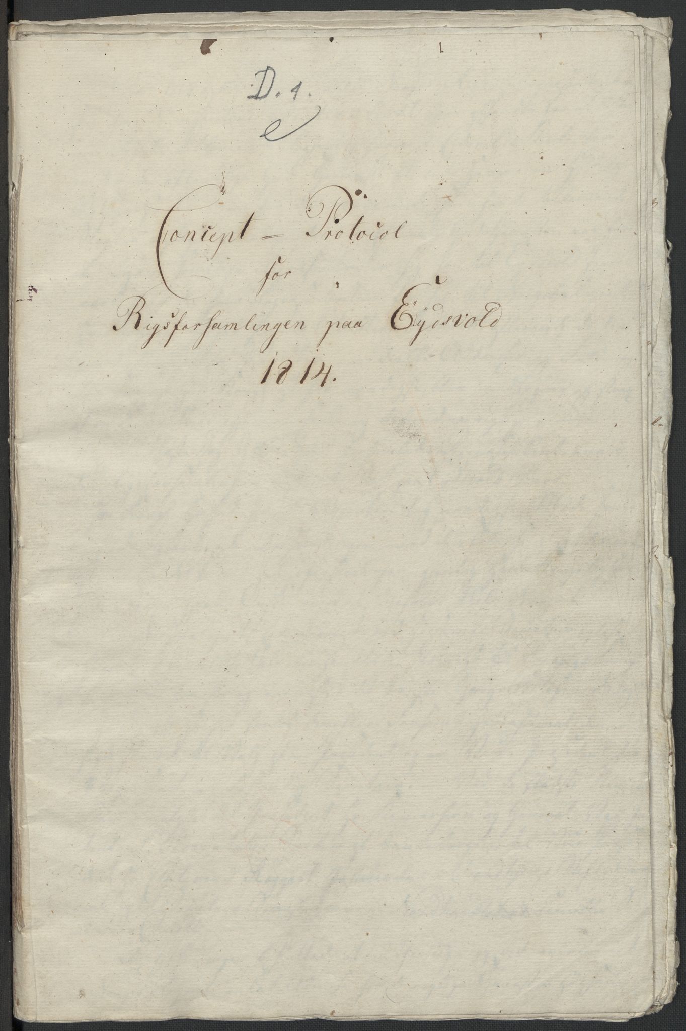 Christie, Wilhelm Frimann Koren, AV/RA-PA-0014/F/L0004: Christies dokumenter fra 1814, 1814, p. 54