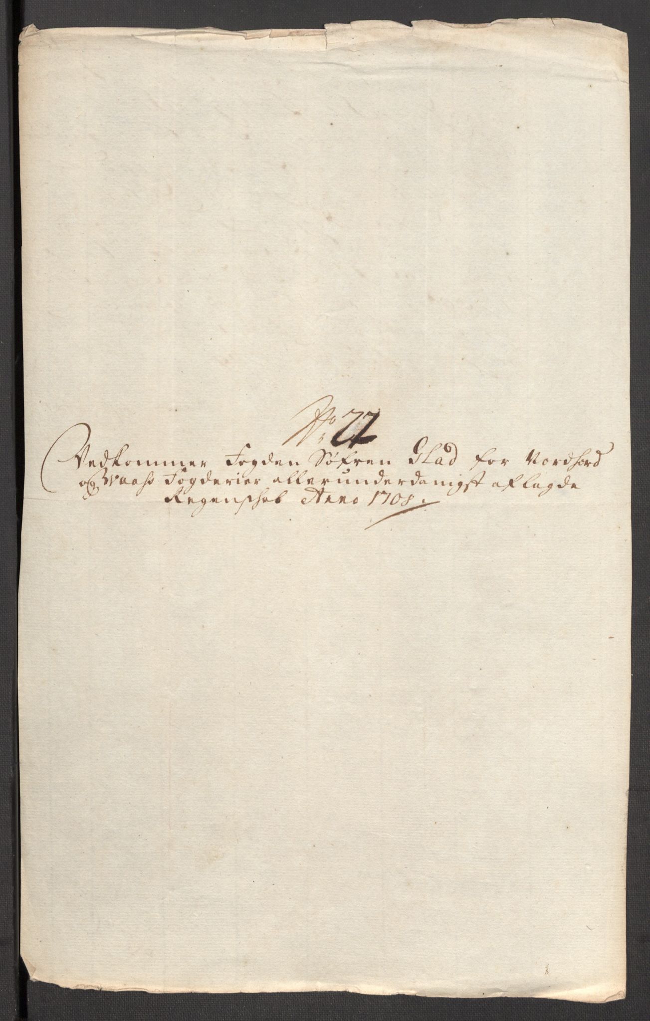 Rentekammeret inntil 1814, Reviderte regnskaper, Fogderegnskap, AV/RA-EA-4092/R51/L3189: Fogderegnskap Nordhordland og Voss, 1708, p. 360