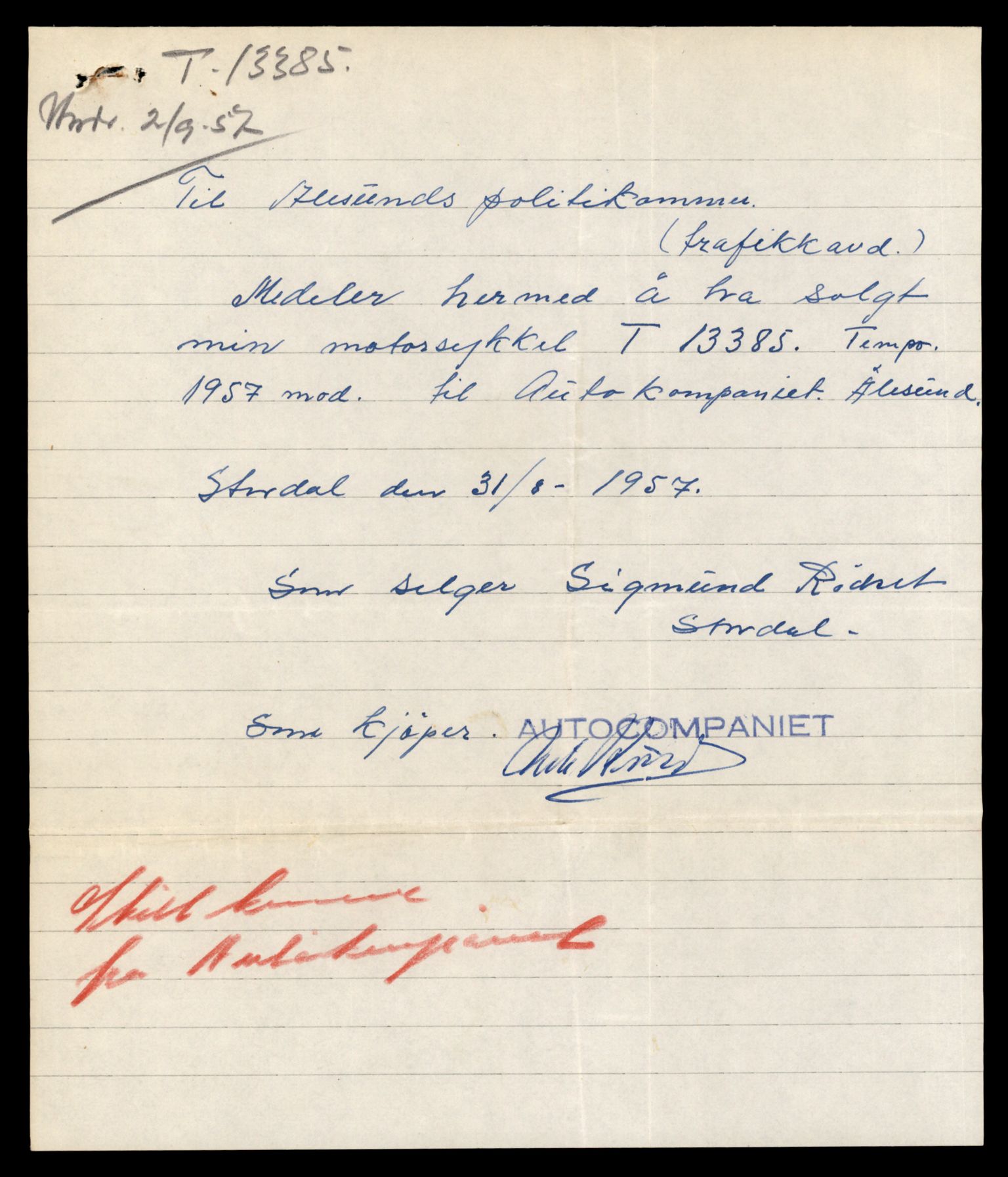 Møre og Romsdal vegkontor - Ålesund trafikkstasjon, AV/SAT-A-4099/F/Fe/L0039: Registreringskort for kjøretøy T 13361 - T 13530, 1927-1998, p. 409