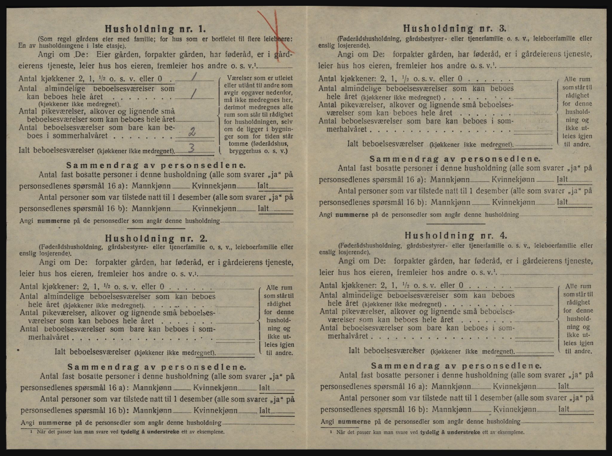 SAT, 1920 census for Lånke, 1920, p. 551