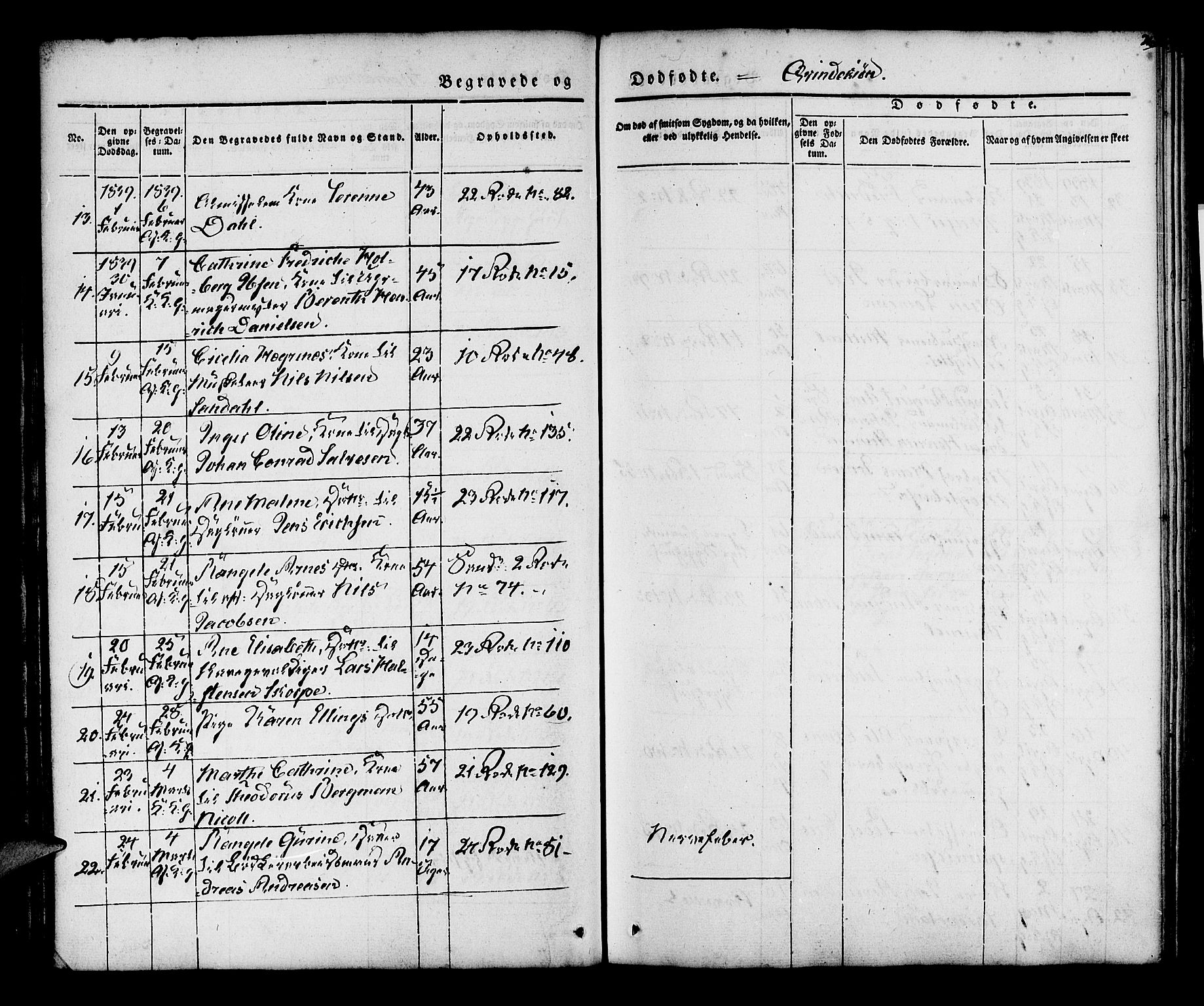 Korskirken sokneprestembete, AV/SAB-A-76101/H/Hab: Parish register (copy) no. E 1, 1837-1851, p. 26