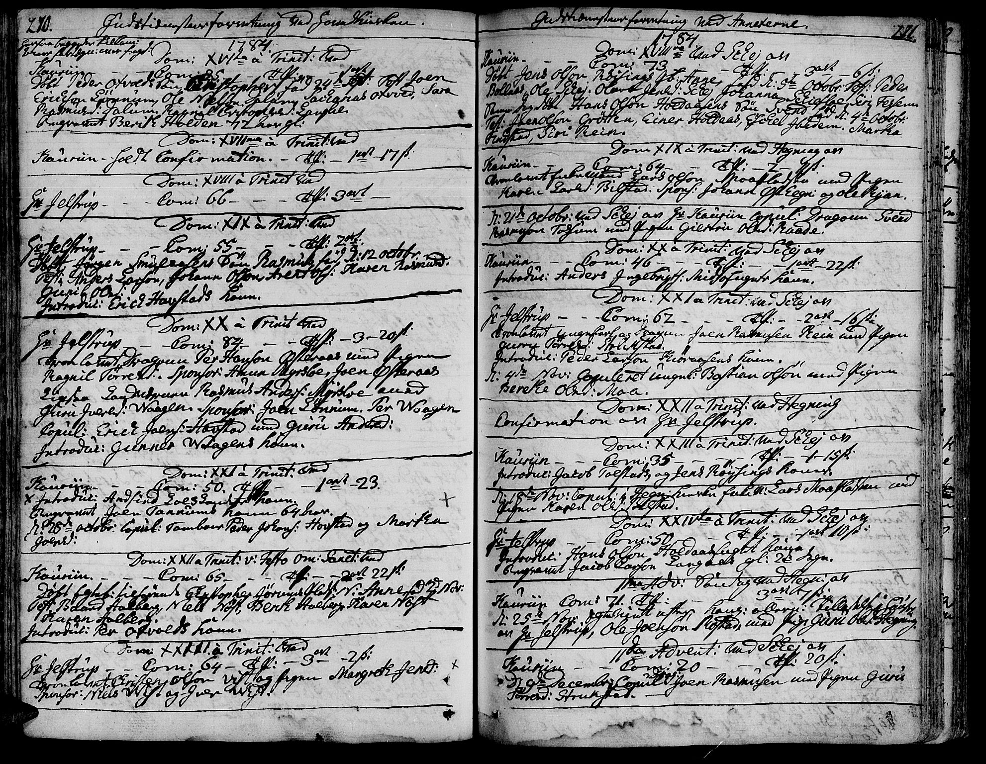 Ministerialprotokoller, klokkerbøker og fødselsregistre - Nord-Trøndelag, SAT/A-1458/735/L0331: Parish register (official) no. 735A02, 1762-1794, p. 270-271